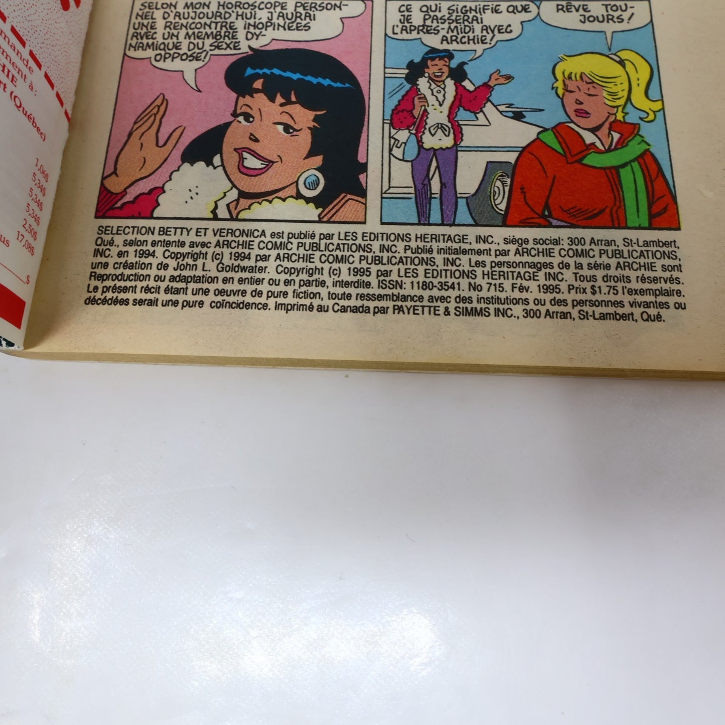 Sélection Jughead et Archie/Betty et Véronica Lot 14 Bandes dessinées EH French