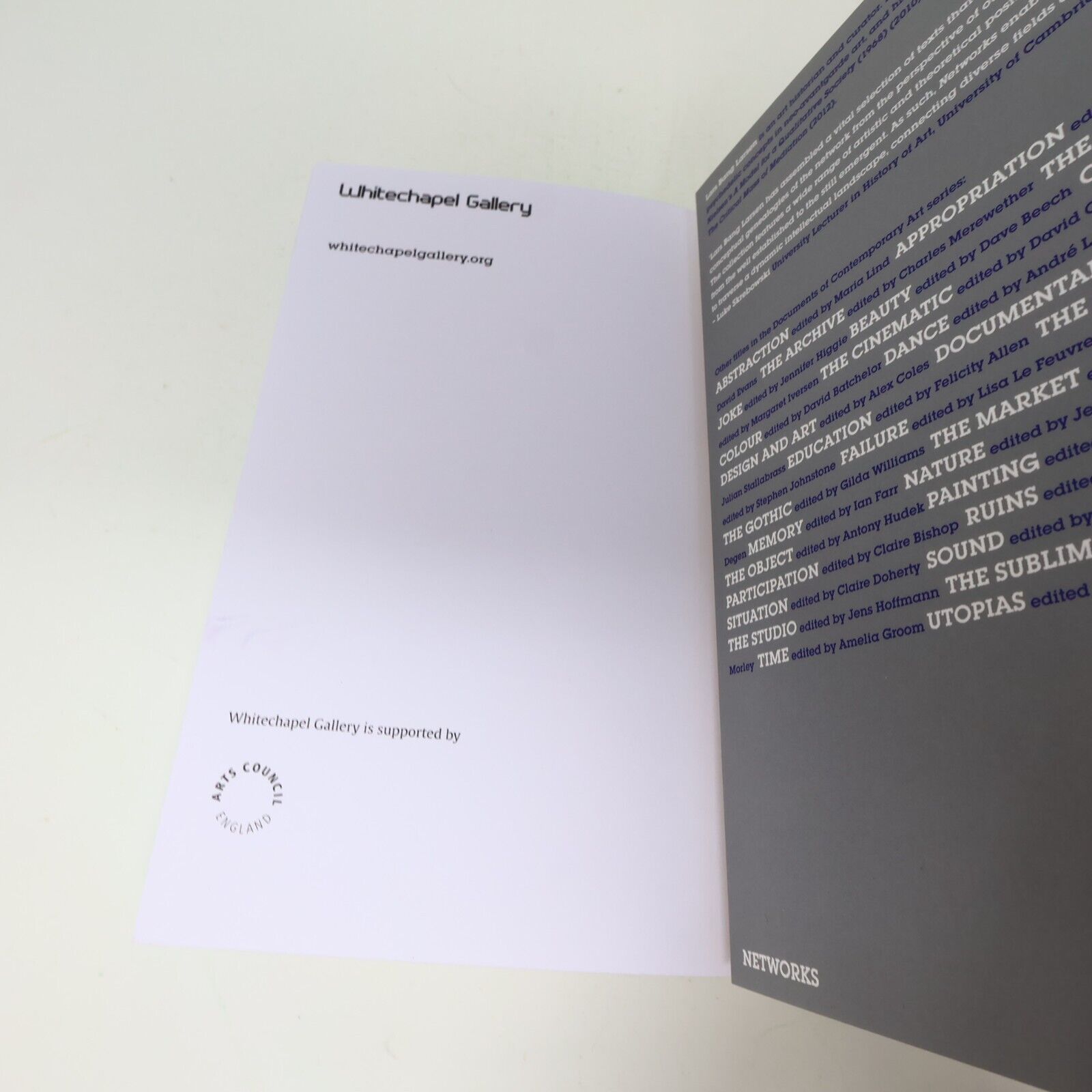 2014 Networks Documents of Contemporary Art Lars Bang Larsen The Mit Press PB
