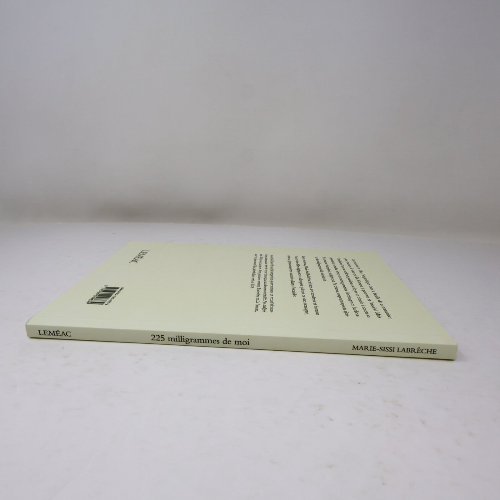 225 Milligrammes de Moi Marie-Sissi Labrèche Leméac 2021 PB Français French Book