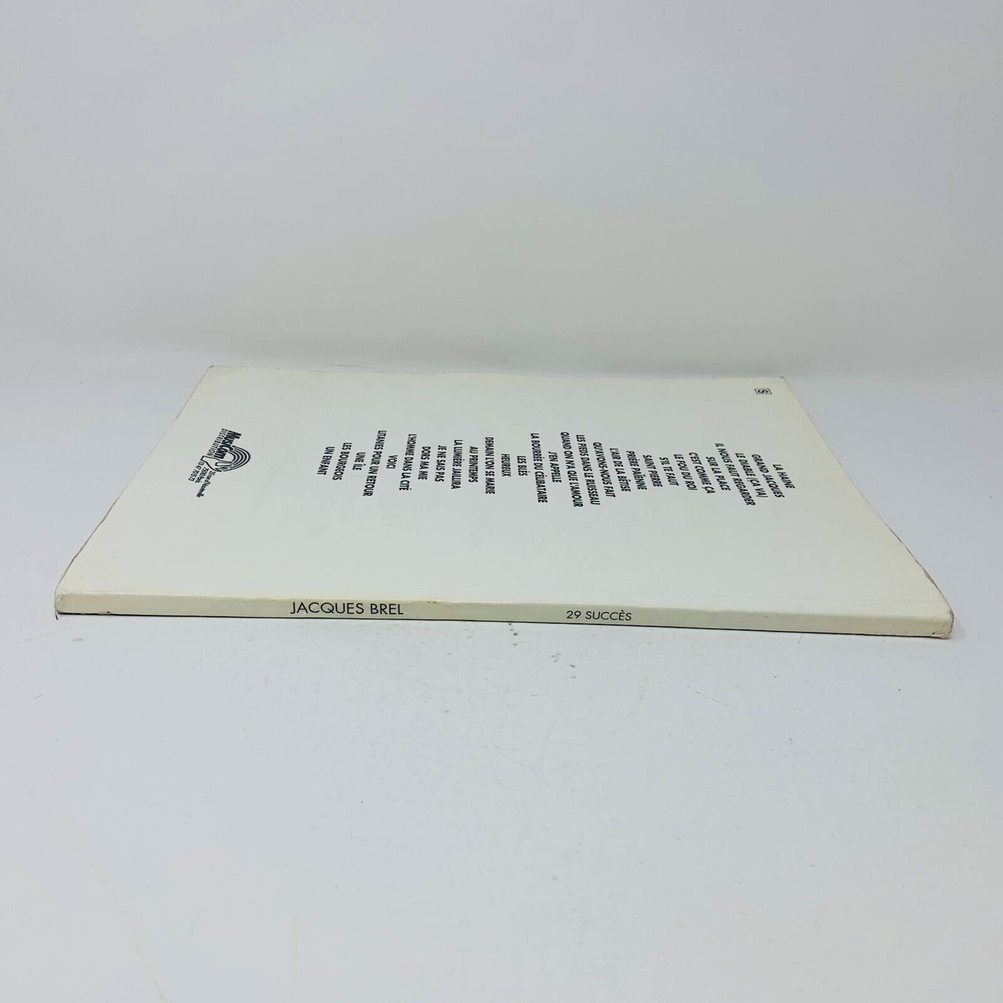 1992 Jacques Brel 29 Succès Songbook Partitions Piano MCA Caravelle Music France
