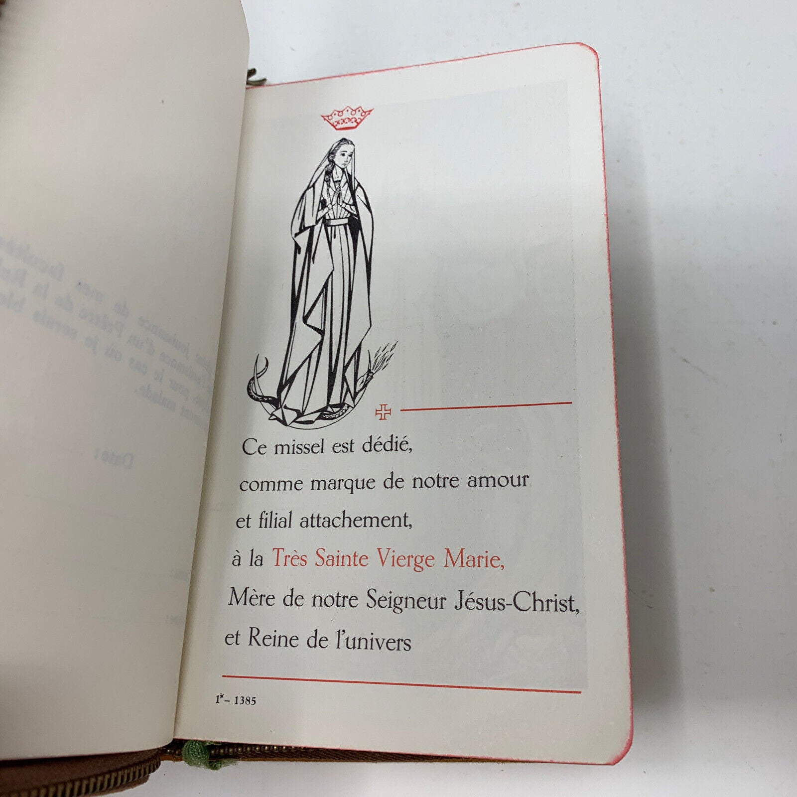 1960 Nouveau Missel Marial des Dimanches et Grandes Fêtes Guy Henri Proost Livre