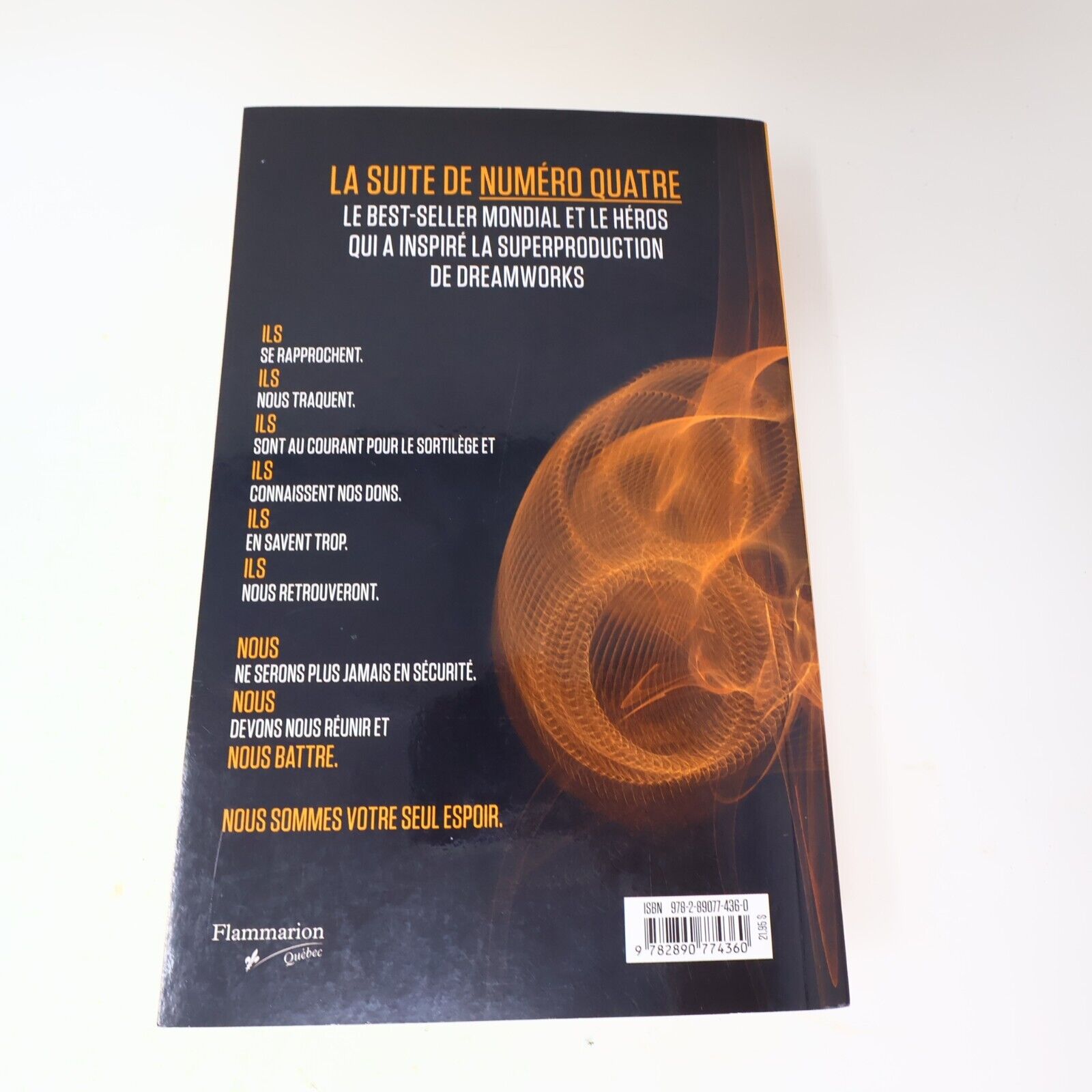 2012 Le Pouvoir des Six Pittacus Lore Jeunes Adultes Science-Fiction Flammarion