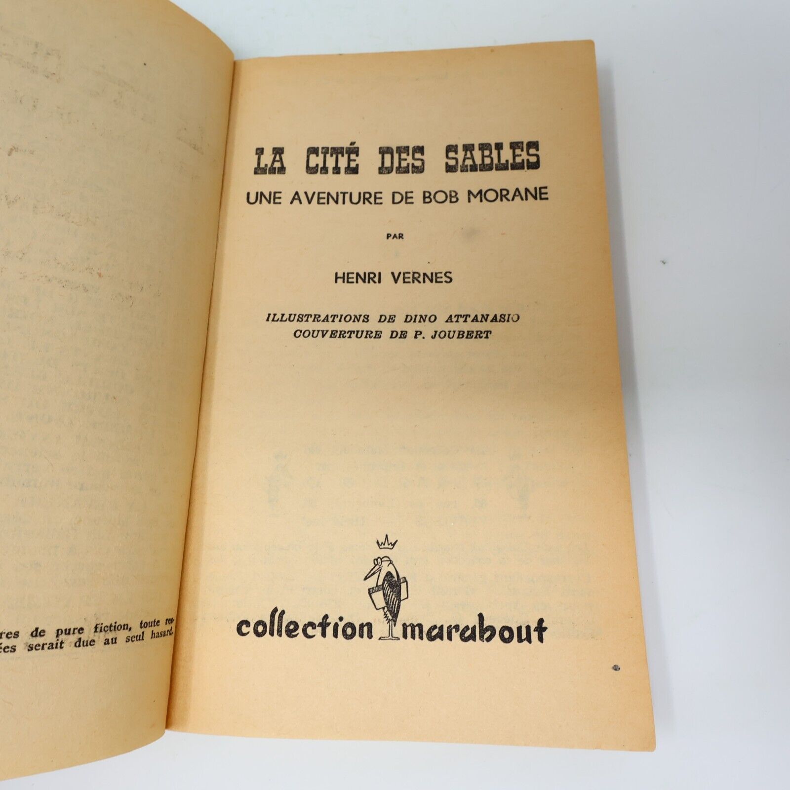 Lot 4 Livres Bob Morane Henri Vernes Marabout/Ananké Ombre Jaune Krouic French