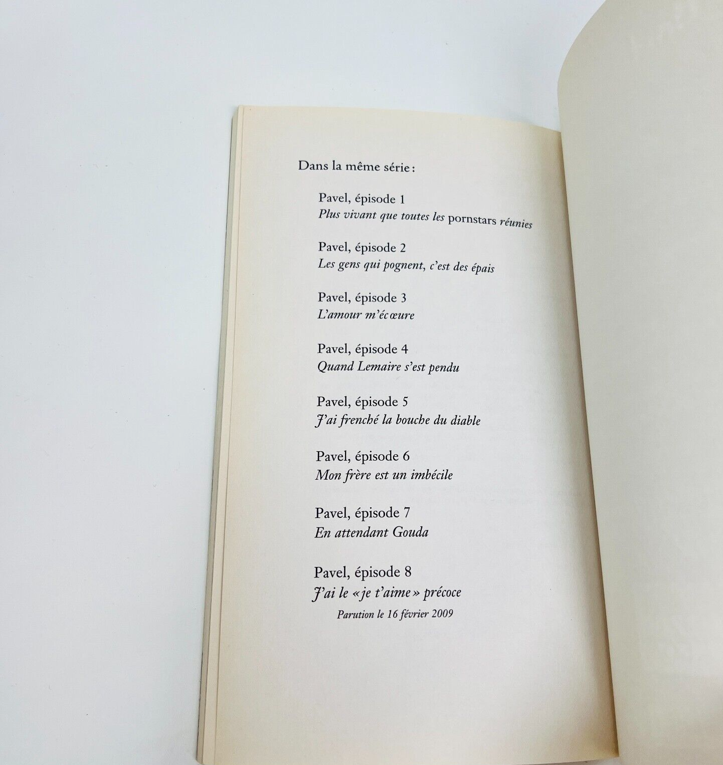 Pavel Épisodes 7 à 13 de Matthieu Simard Lot de Livres Epizzod La Courte Échelle