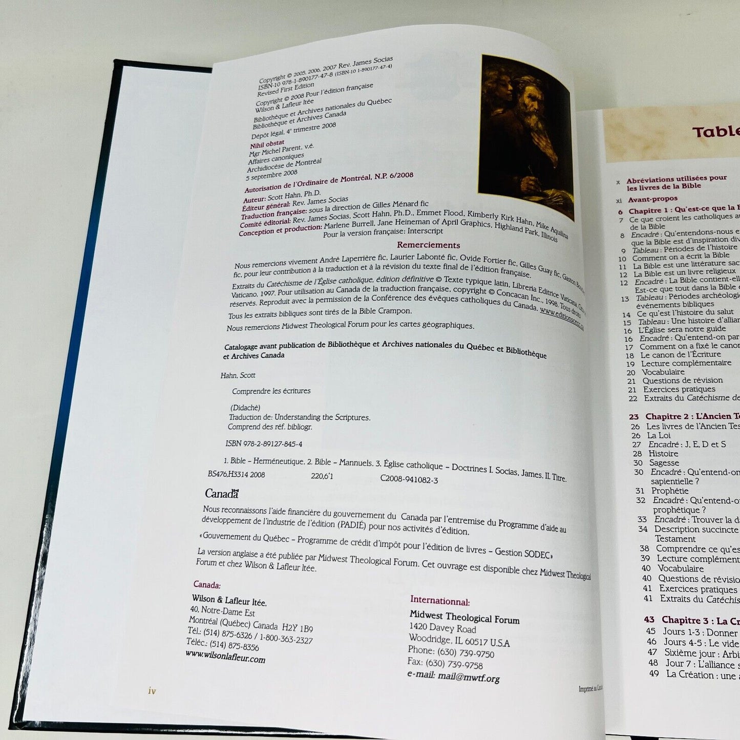 2008 Comprendre les Écritures Introduction à la Bible de Scott Hahn W&L Français