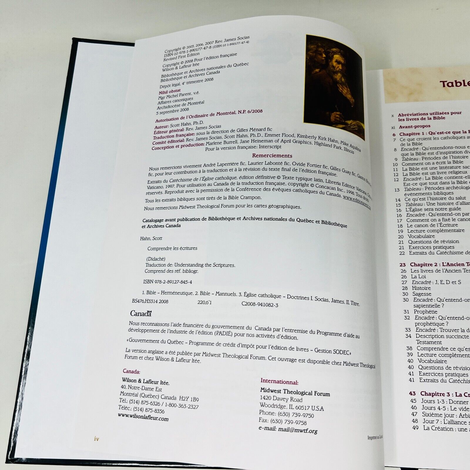 2008 Comprendre les Écritures Introduction à la Bible de Scott Hahn W&L Français