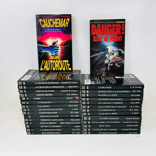30x Frissons EH Lot Livres Quel Rendez-Vous/La Rouquine/Fenêtre Stine Français
