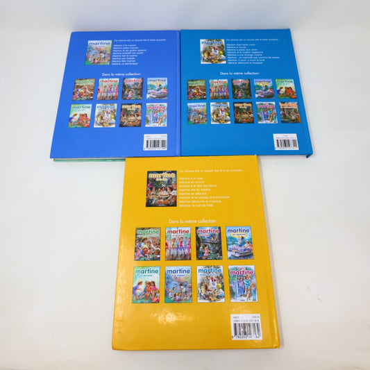 3x Martine #6-8 Omnibus Enfants Delahaye/Marlier Casterman Lot Livres Français