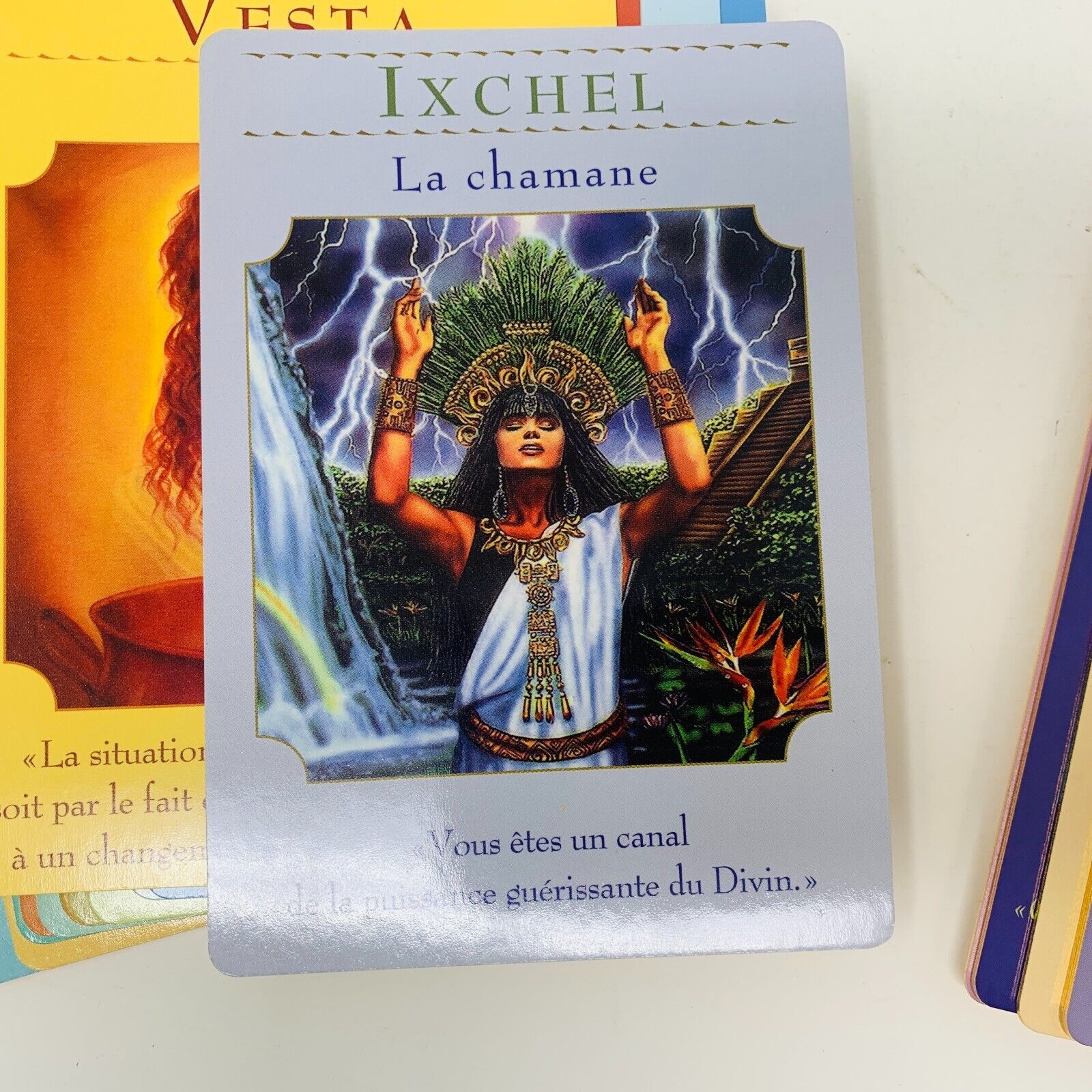 Cartes Oracles des Déesses Complet Ada Doreen Virtue 44 Cartes Guide Divination