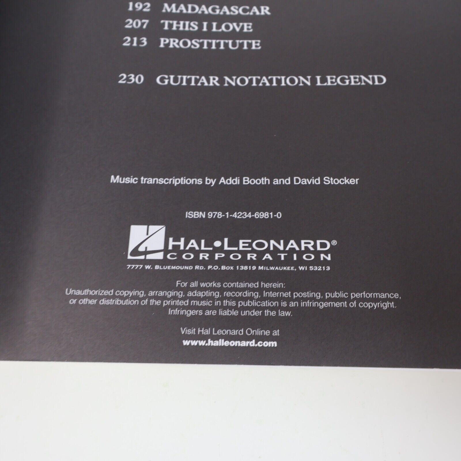 2009 Guns n' Roses Chinese Democracy Songbook Hal Leonard Music Guitar Rock PB