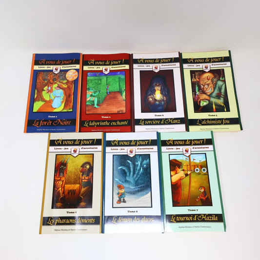 Lot 7 Livres À Vous de Jouer! #1-2 4-8 Ada La Forêt Noire Jeu de Rôle Français