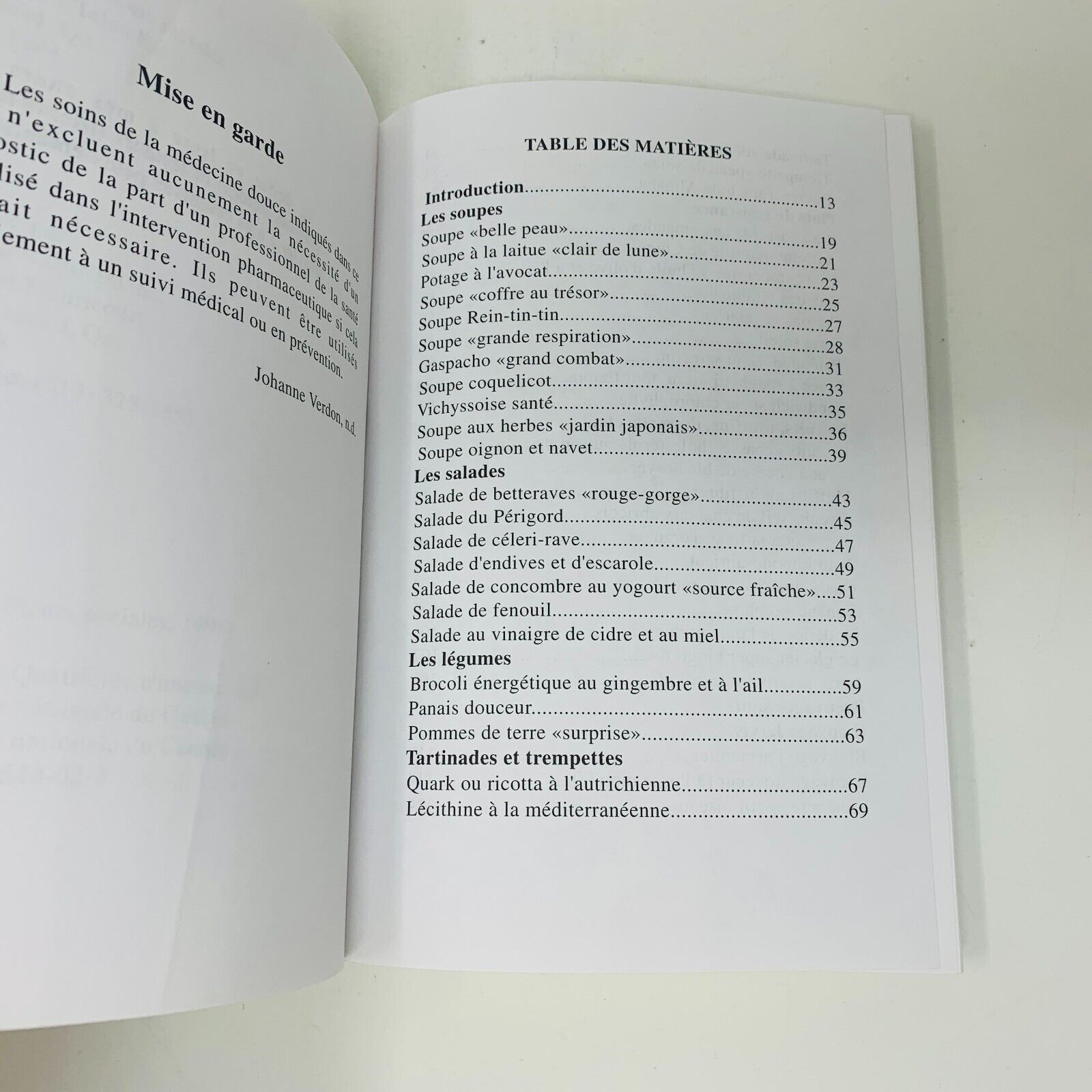 1997 L'Alimentation Caméléon Les Nutraceutiques Recettes Cuisine Johanne Verdon