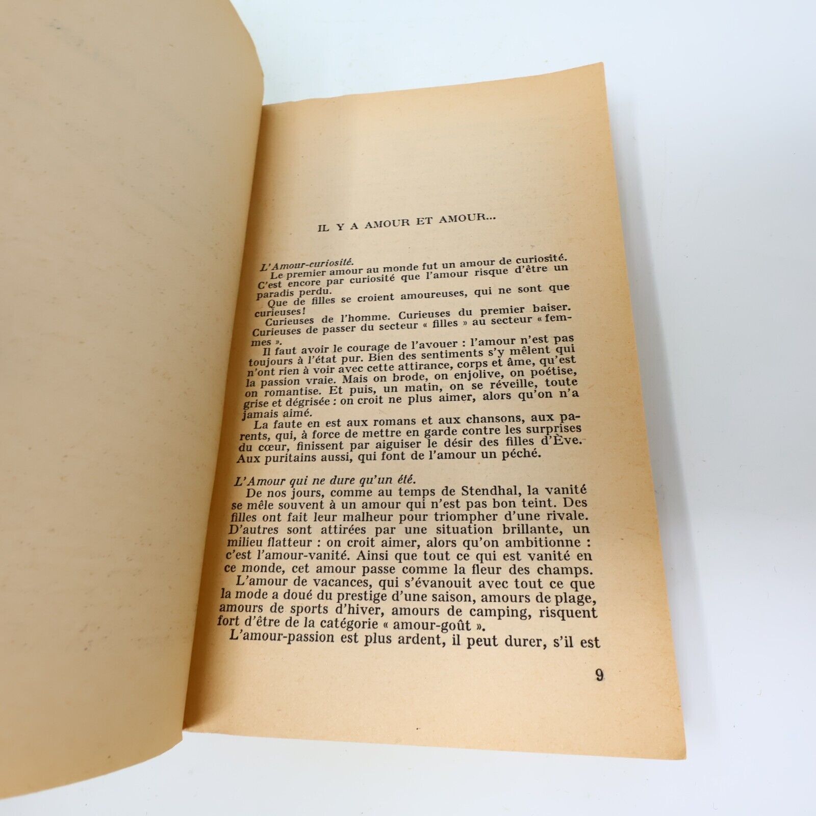 1965 Connaissance de l'Amour Marcelle Auclair Relations Interpersonnelles Couple