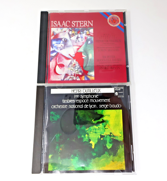 Henri Dutilleux 2 CD Lot L' Arbre Des Songes/Symphonie #1 Lorin Maazel/Previn