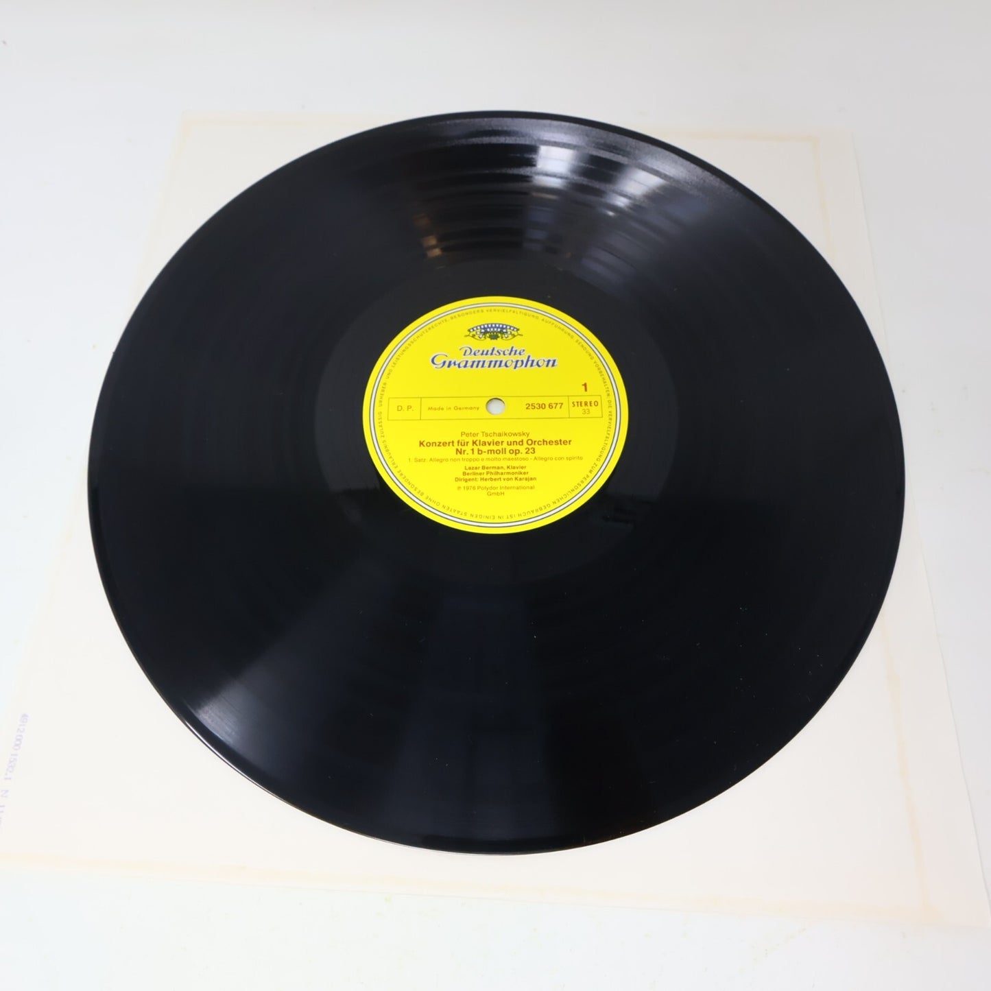 Herbert von Karajan Lazar Berman Tschaikowsky Klavierkonzert 1 Record 2530 677