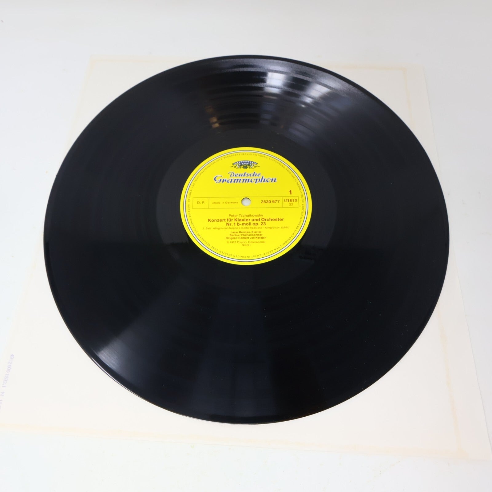 Herbert von Karajan Lazar Berman Tschaikowsky Klavierkonzert 1 Record 2530 677