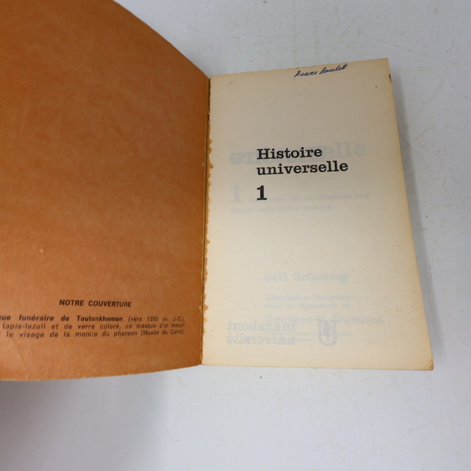 Histoire Universelle en 12 Volumes 1-12 Marabout Français Coffret Lot Livres 60s