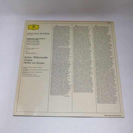 Herbert von Karajan Dvořák From The New World Symphonie Nr.9 (5) Record 138 922
