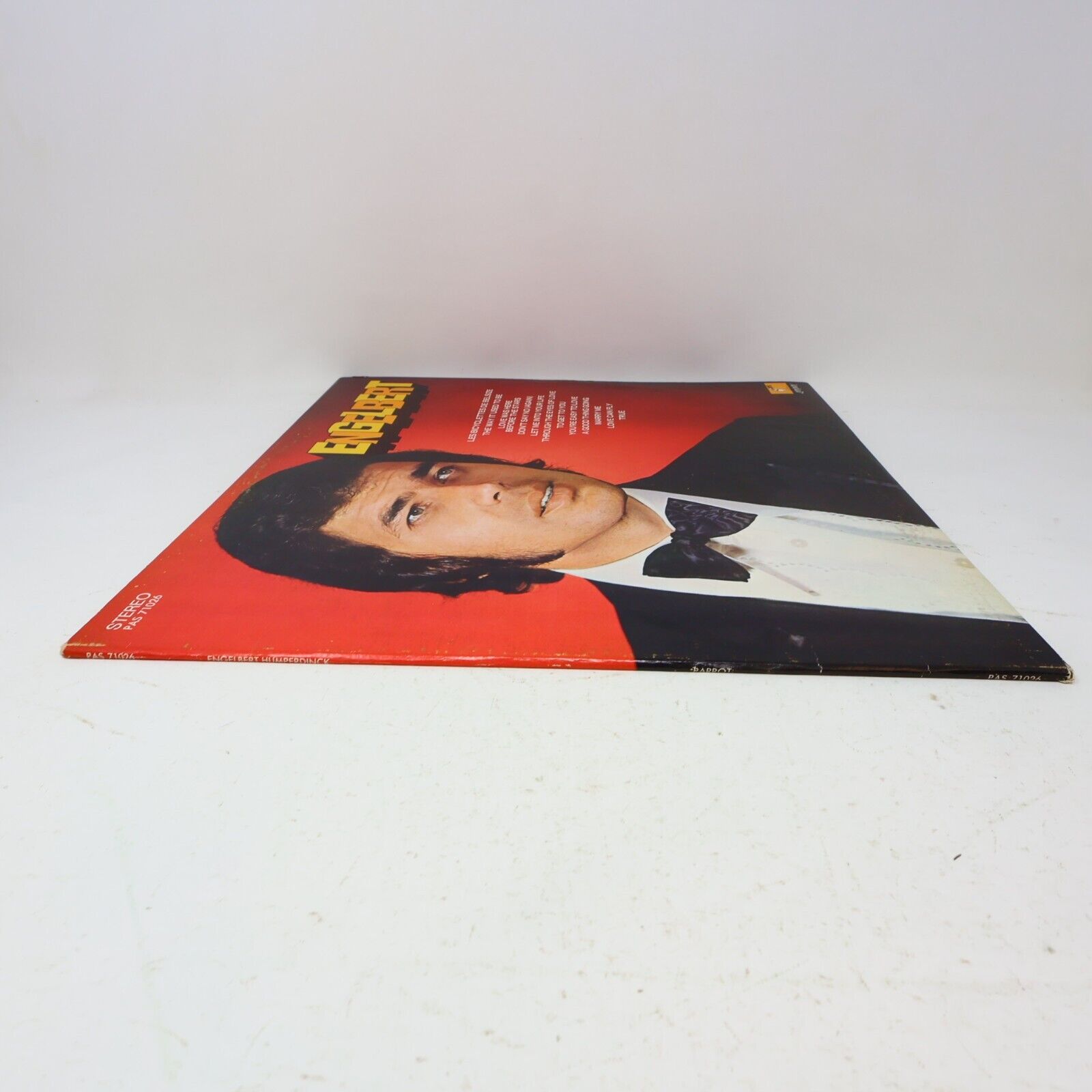 Engelbert Humperdinck Self Titled LP Record Vinyl PAS 71026 Canada Parrot 1969