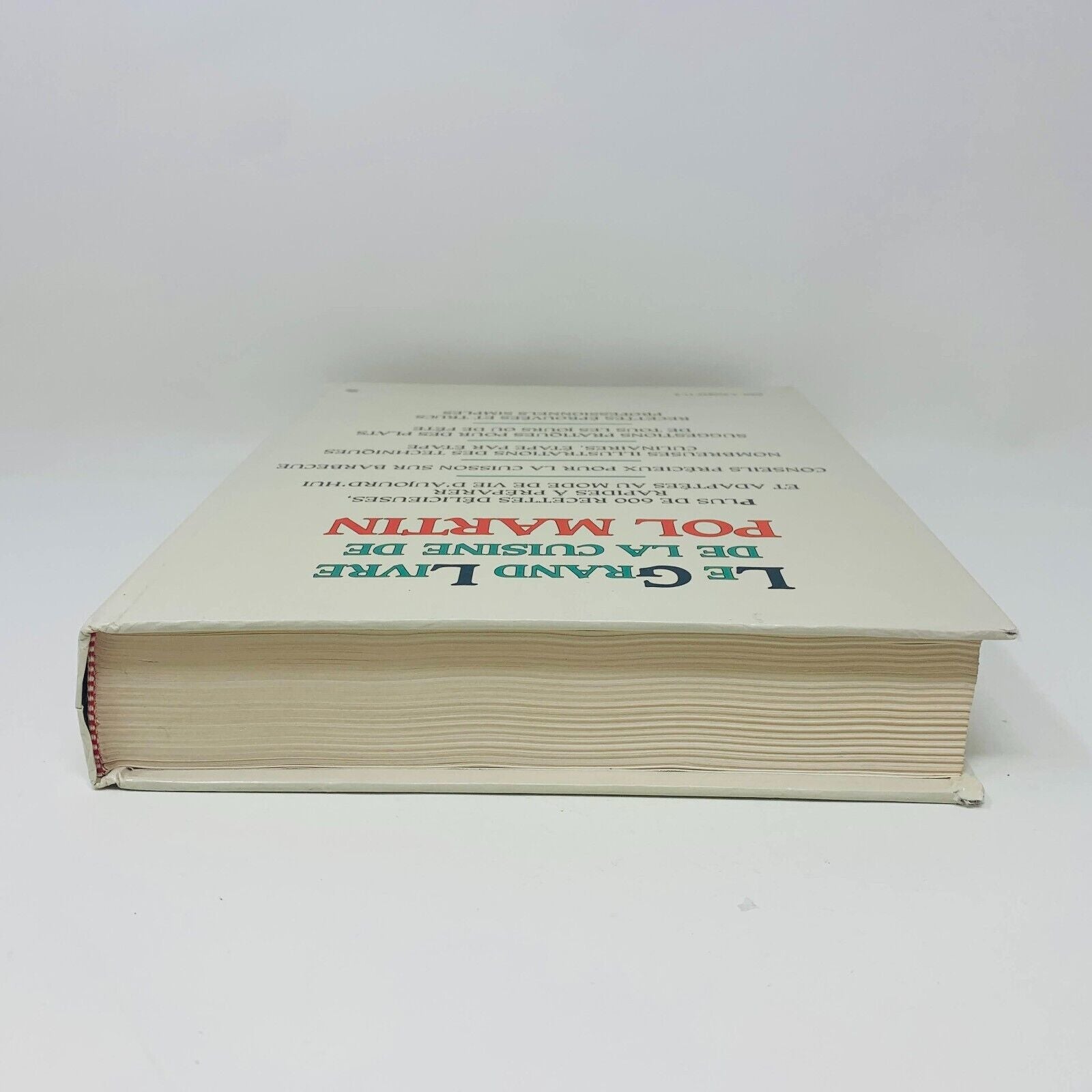1987 Le Grand Livre de la Cuisine de Pol Martin Recettes Français Cookbook HC