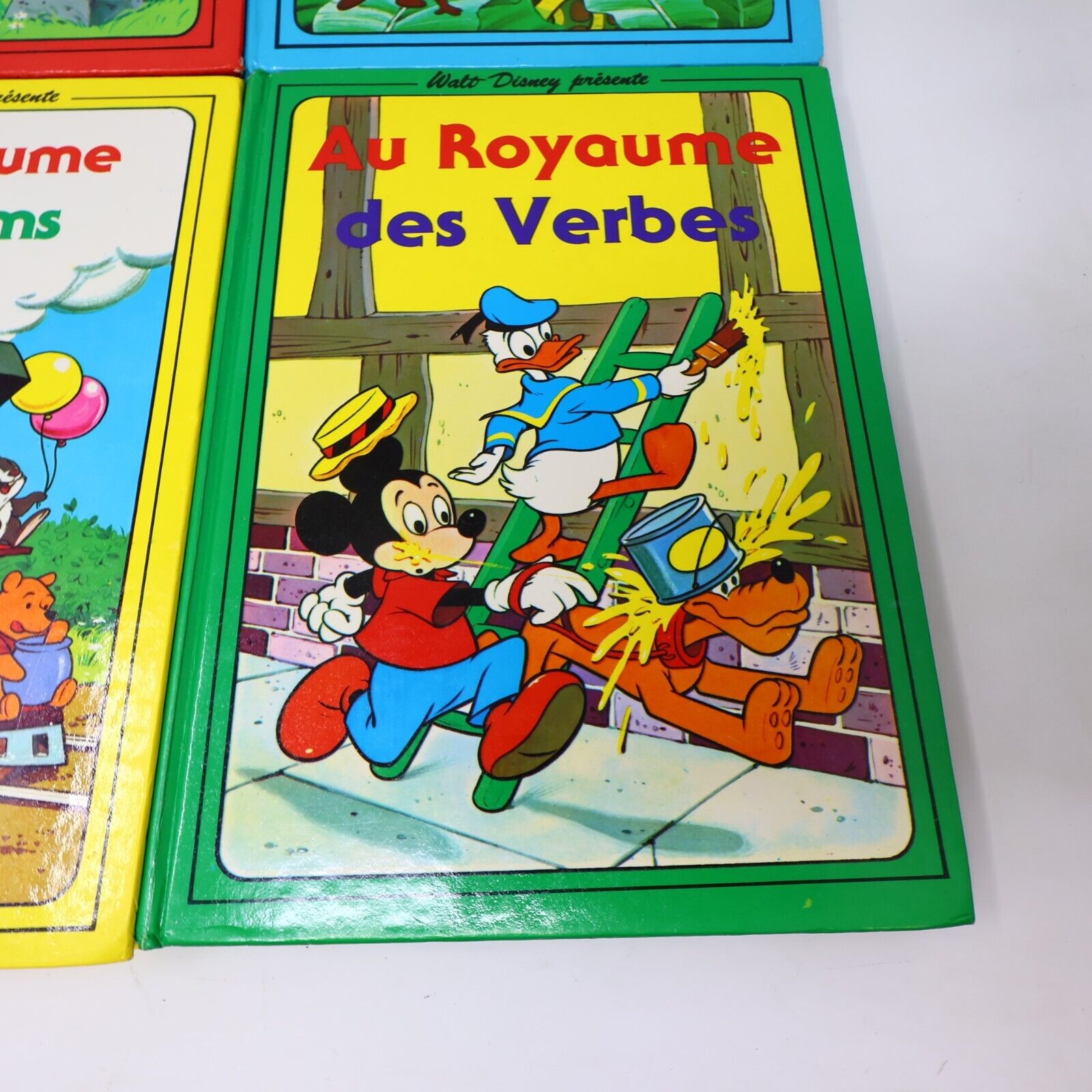 1979 Au Royaume des Noms Verbes Adjectifs Contraires Disney Lot 4 Livres Enfants