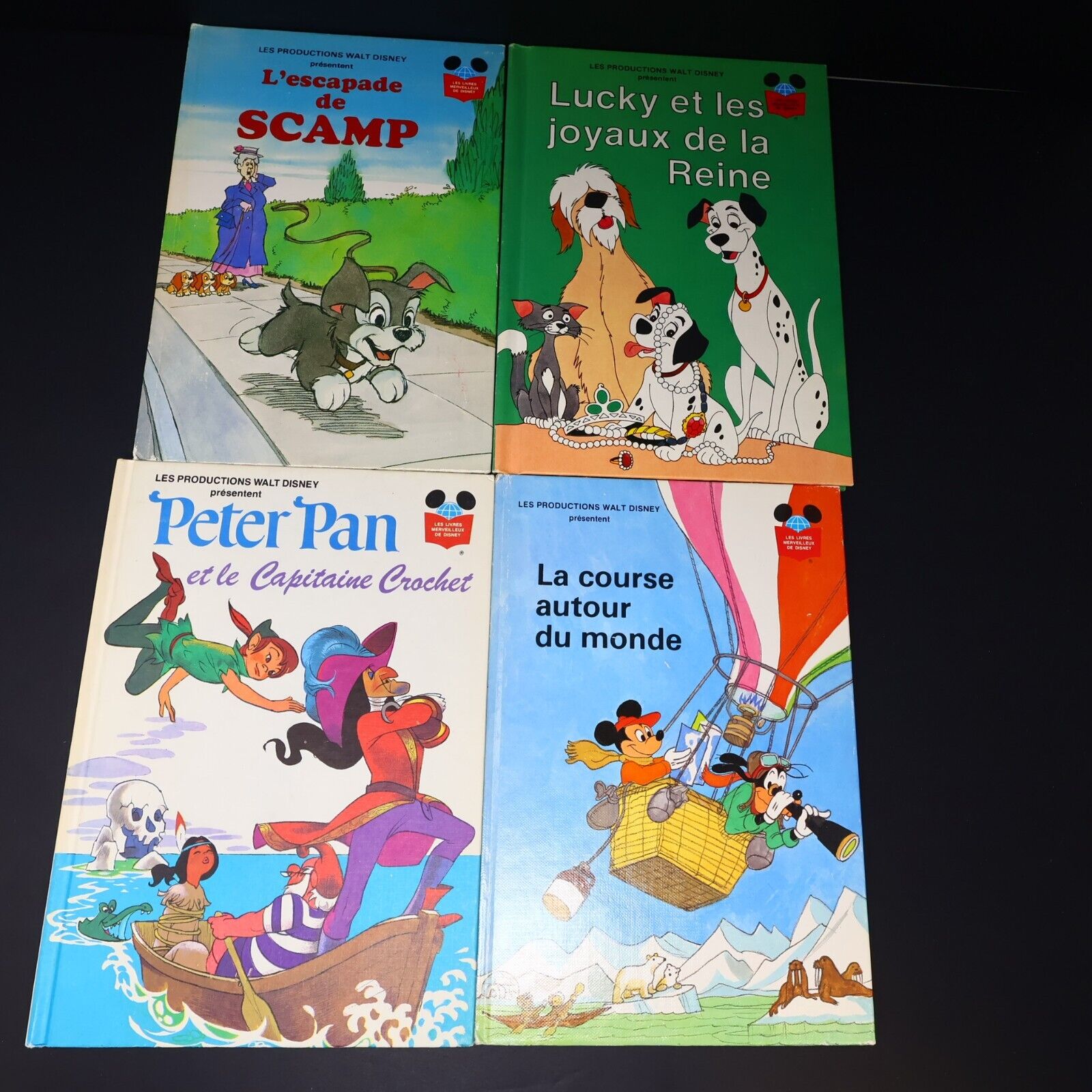 50x Livres Merveilleux de Disney Donald Mickey 70-80s Livre Loisirs Lot Français