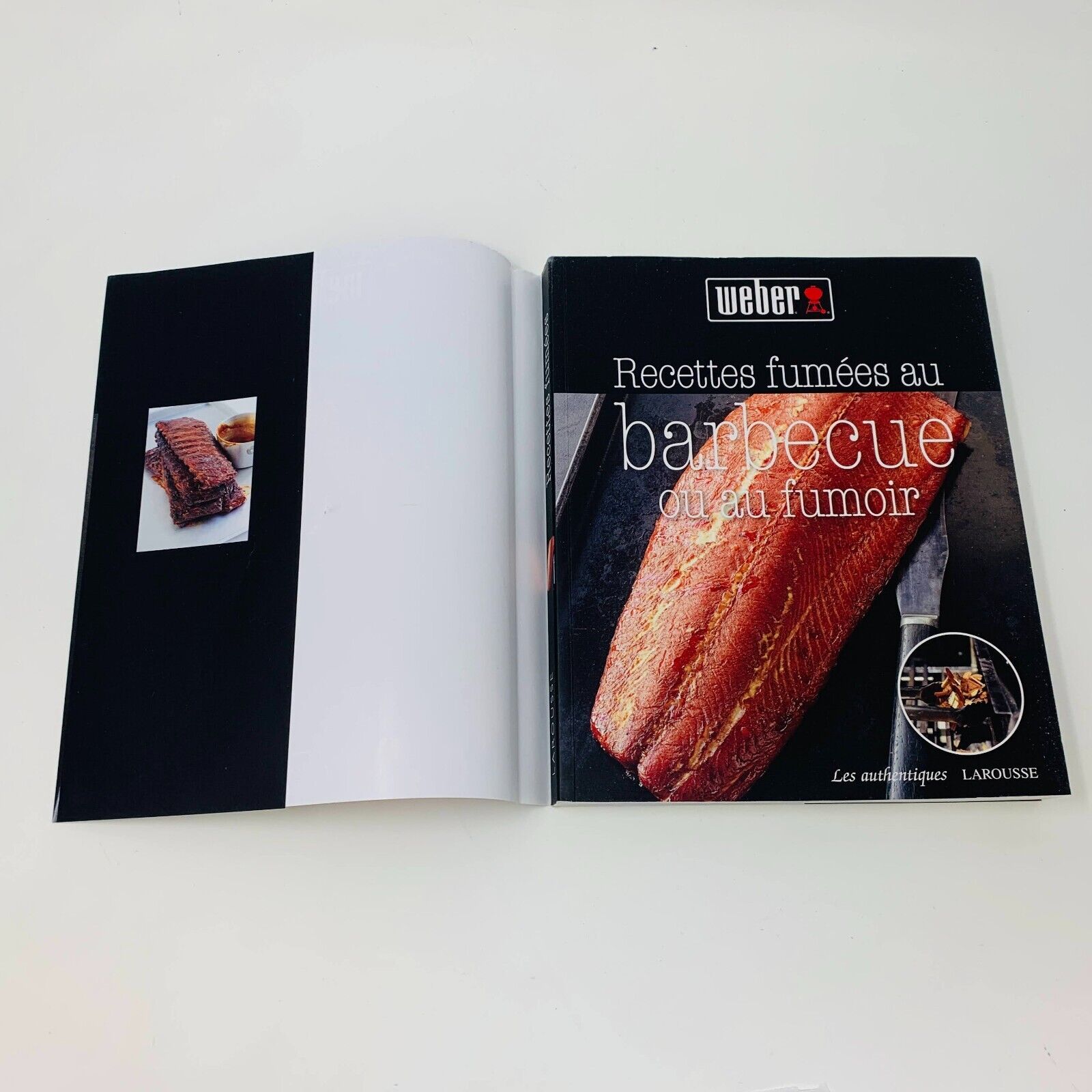 2012 Recettes Fumées au Barbecue ou au Fumoir Larousse/Weber Livre Cuisine BBQ
