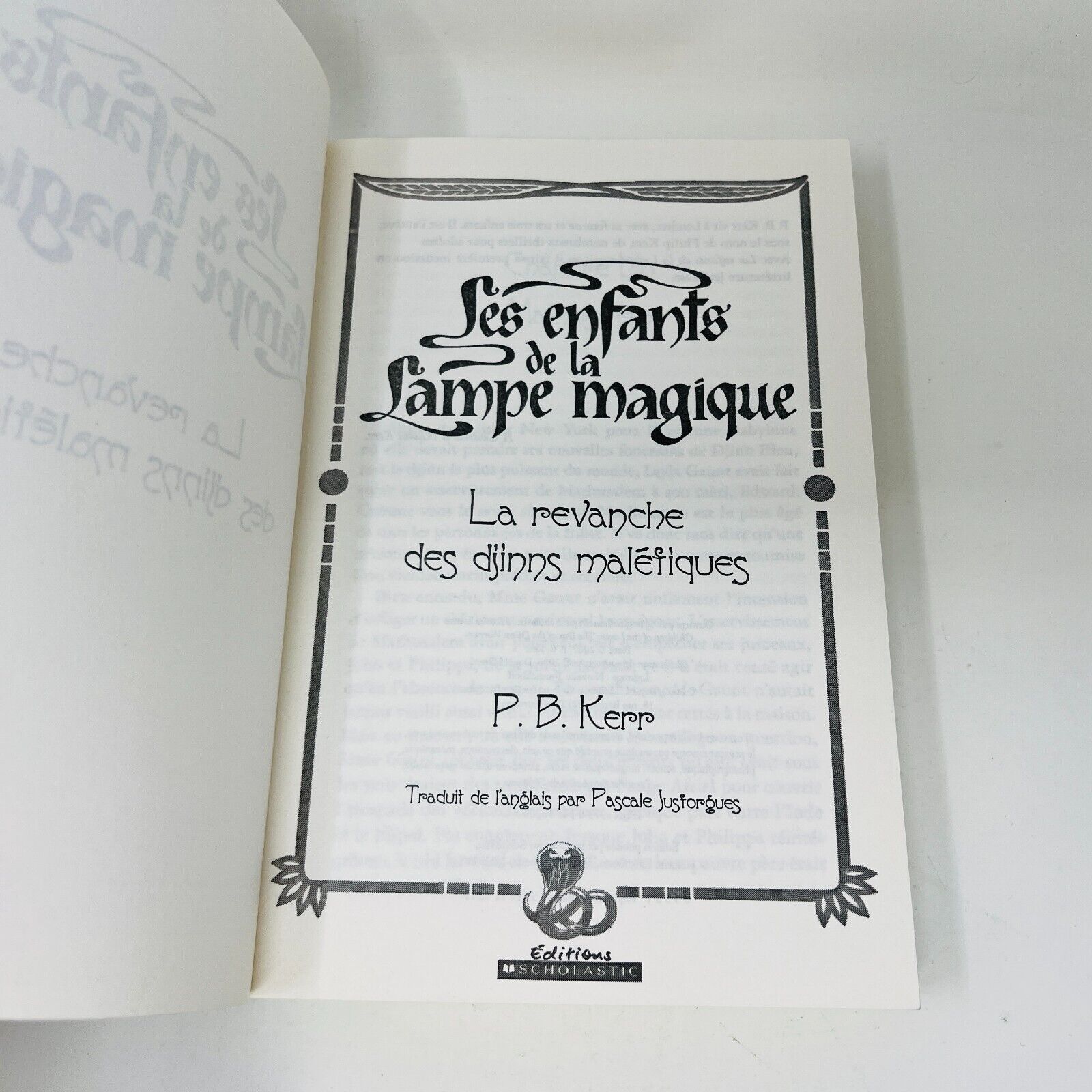 Les Enfants de la Lampe Magique #4 La Revanche des Djinns Maléfiques de PB Kerr