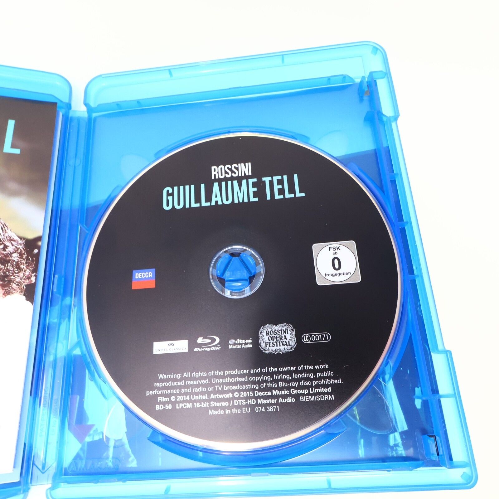 Rossini Guillaume Tell Blu-ray 2015 Tested Teatro Comunale Di Bologna Mariotti
