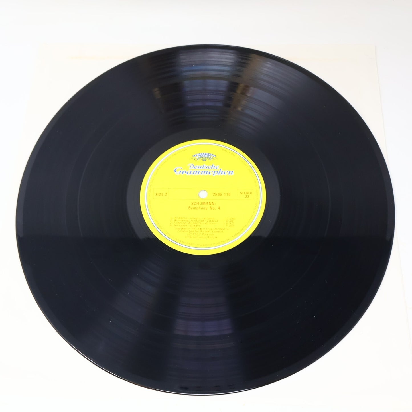 Robert Schumann Rafael Kubelik Berliner Symphonie #1 4 LP 1974 Record 2535 116