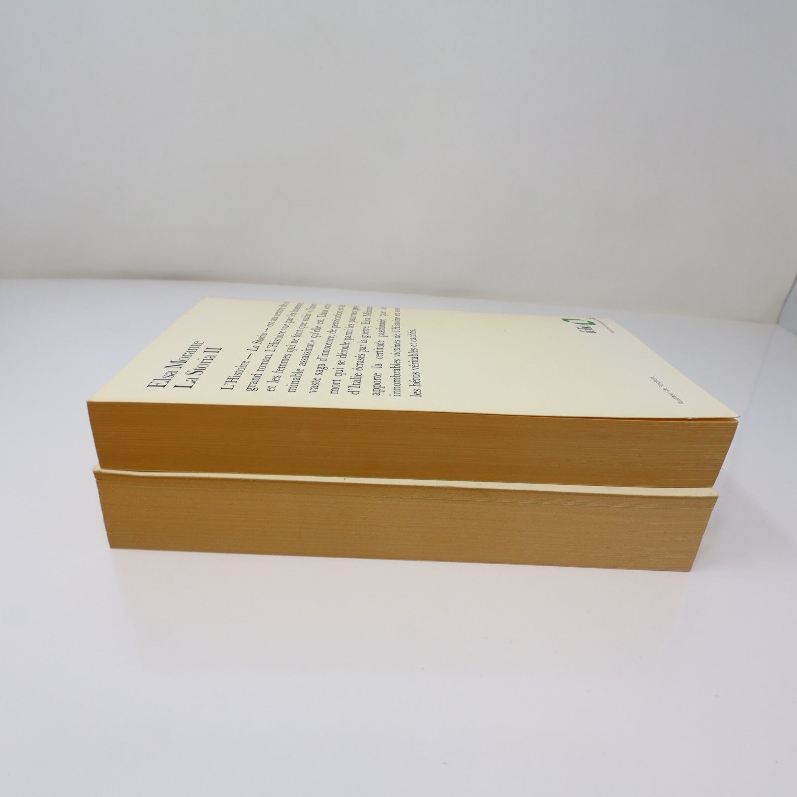 La Storia #1-2 Série Complète Lot 2 Livres Elsa Morante Folio Fiction Historique