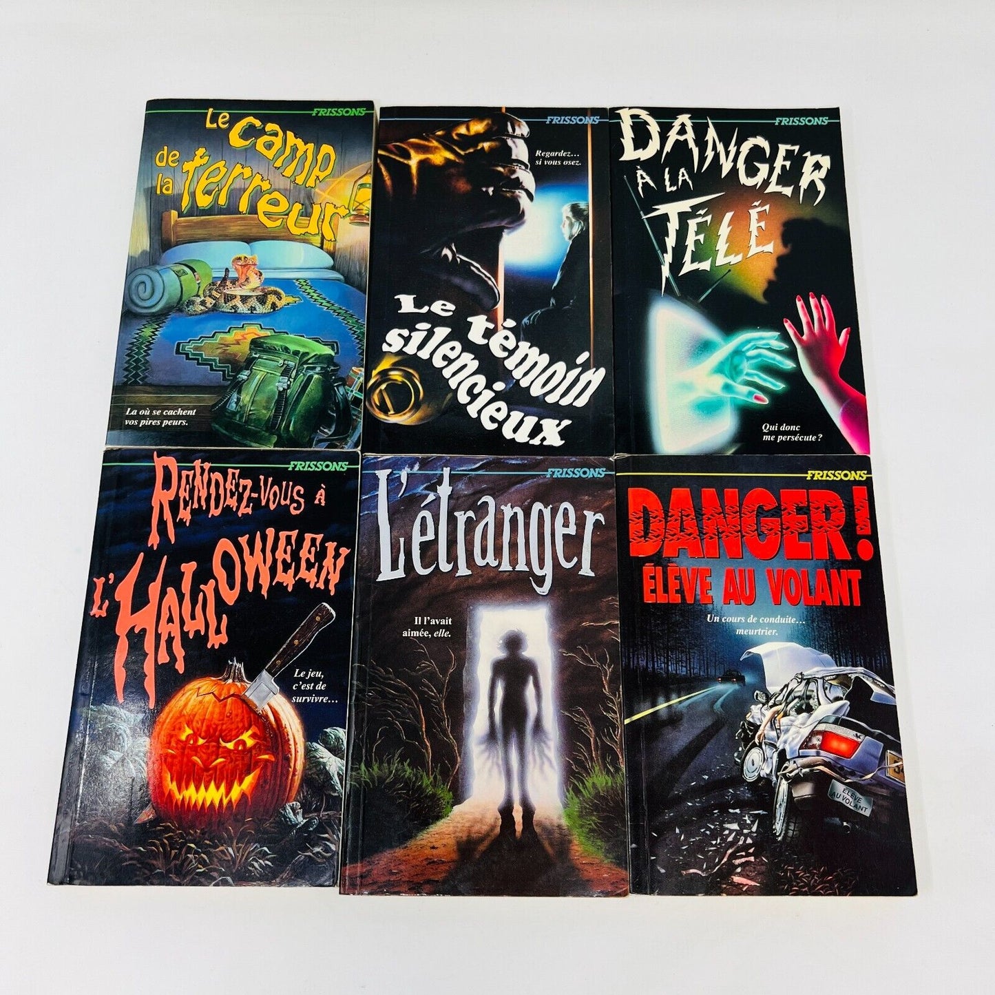 30x Frissons EH Lot Livres Quel Rendez-Vous/La Rouquine/Fenêtre Stine Français