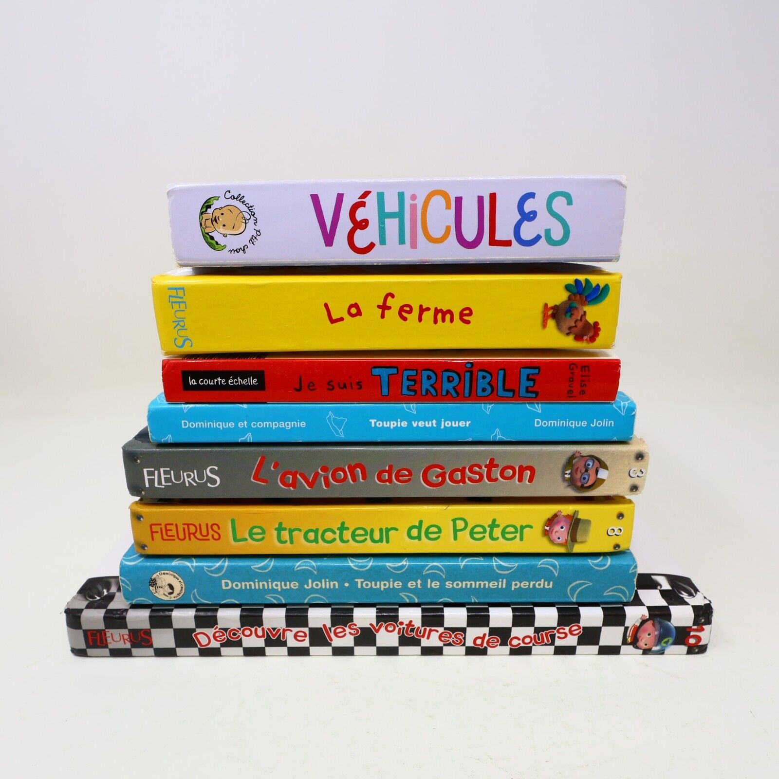 Lot 8 Livres Jeunes Enfants Cartonnés P'tit Garçon L'Imagerie Toupie Français HC