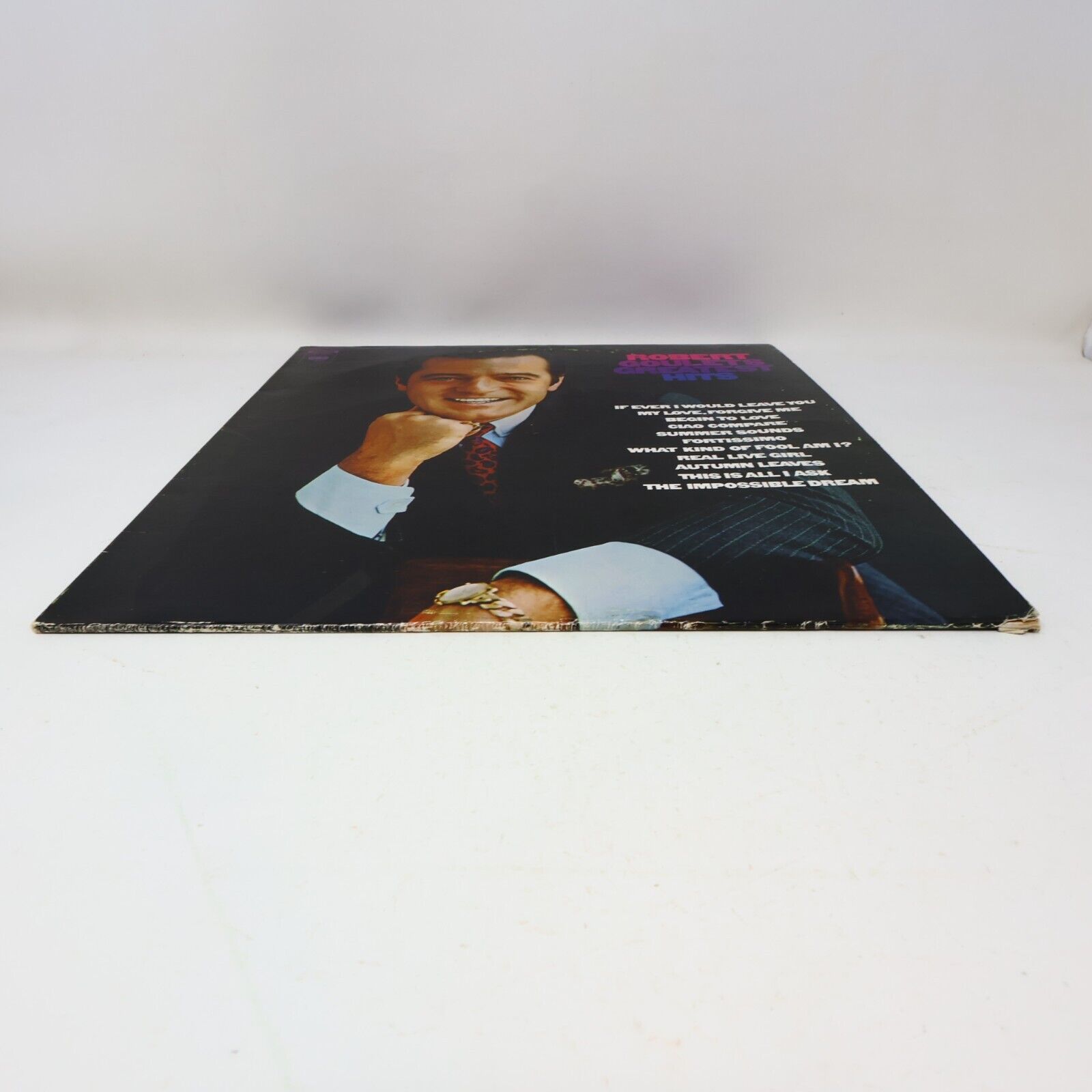 Robert Goulet's Greatest Hits LP Record Vinyl CS 9815 1960s My Love Forgive Me