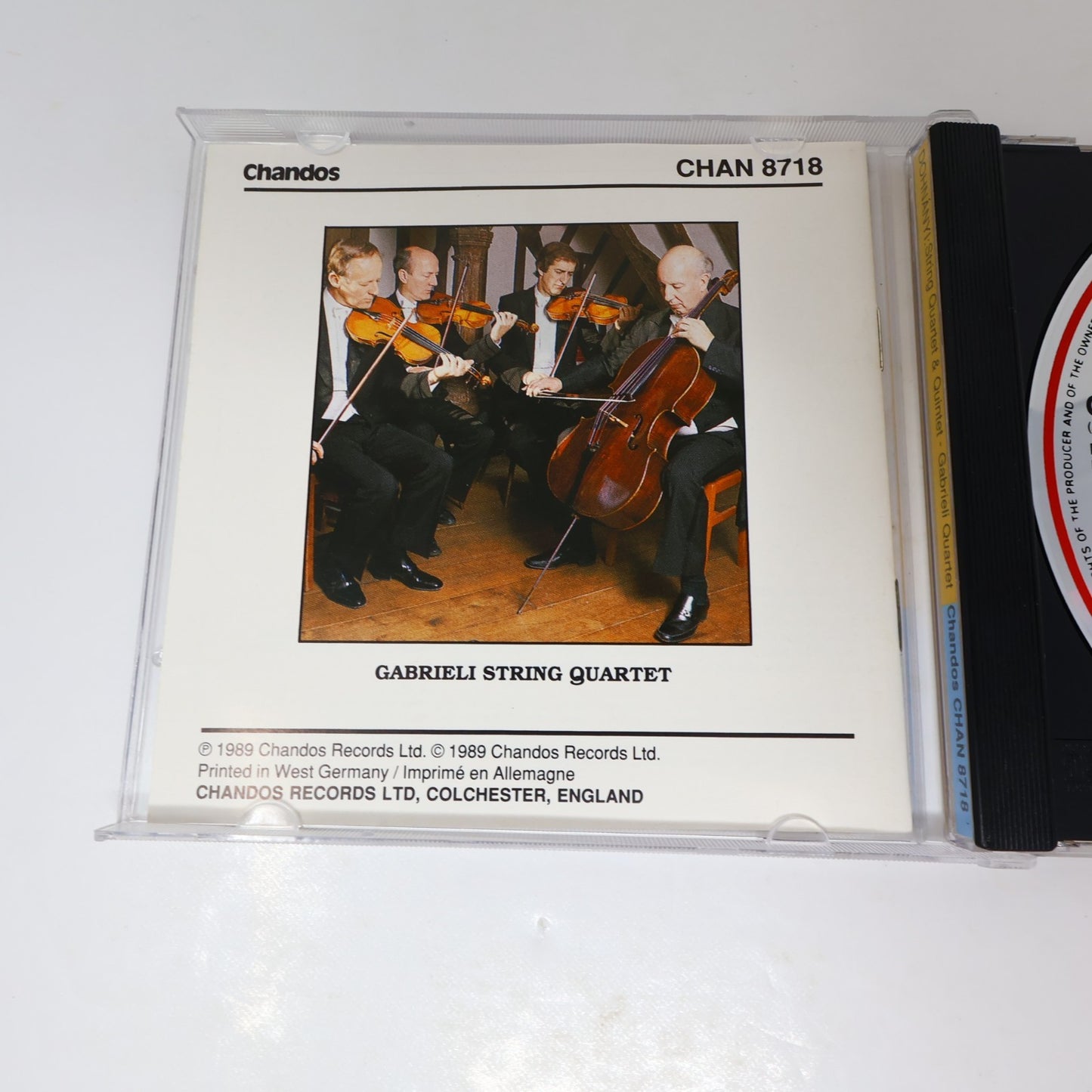 Dohnányi CD Wolfgang Manz 1989 Piano Quintet Op. 1 / String Quartet No. 2 Op. 15