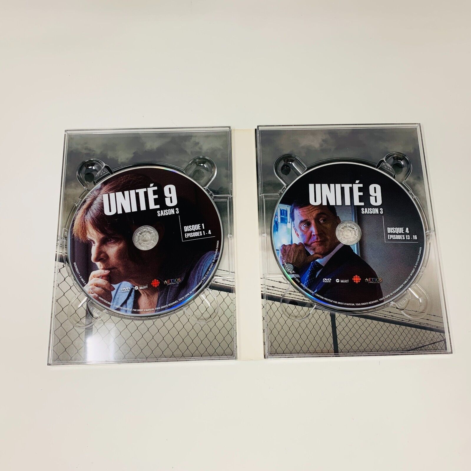 2015 Unité 9 Saison 3 Série Télévision TV Guylaine Tremblay Larouche DVD Testé
