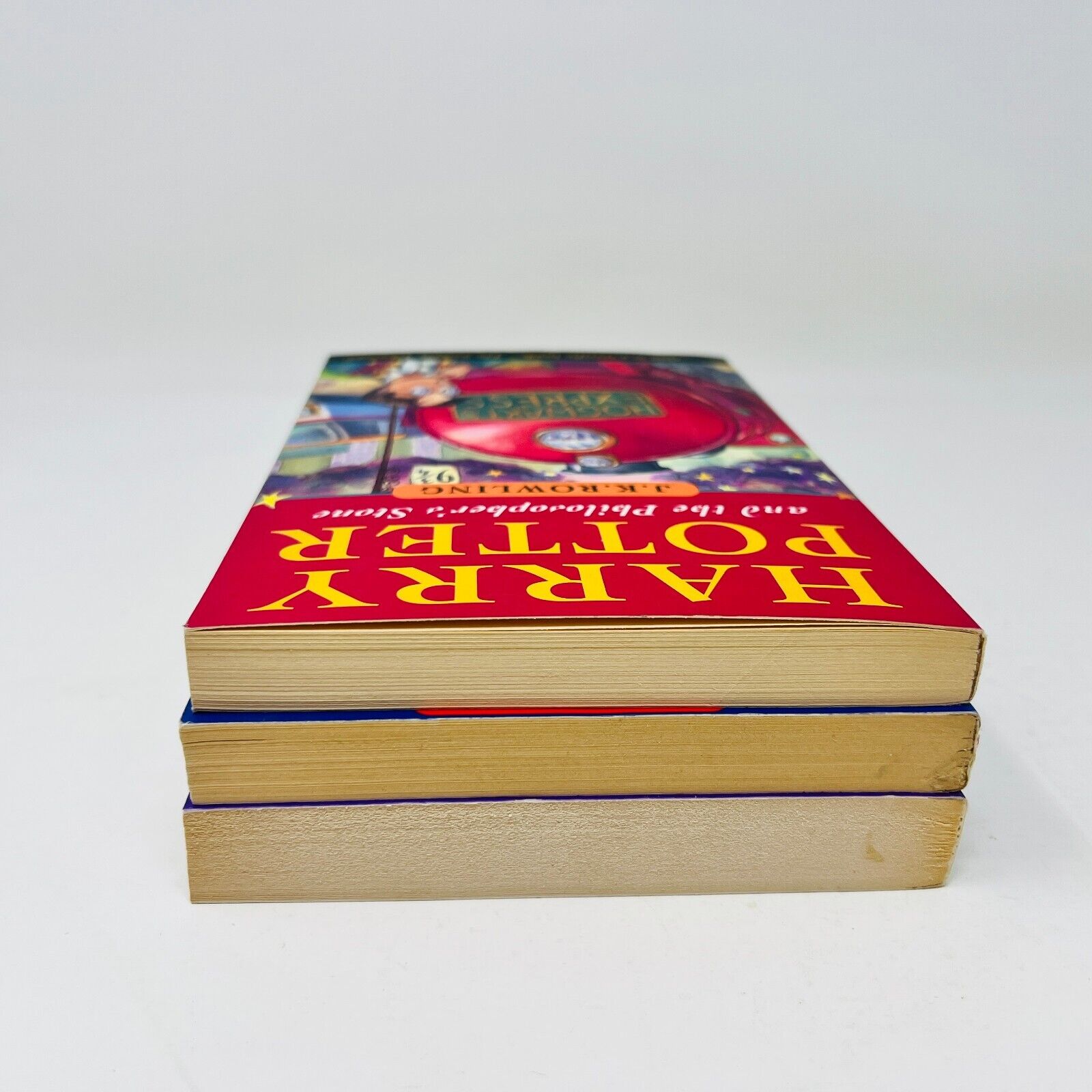 Harry Potter #1-2-3 Lot of Raincoast Paperback Books Rowling Philosopher's Stone