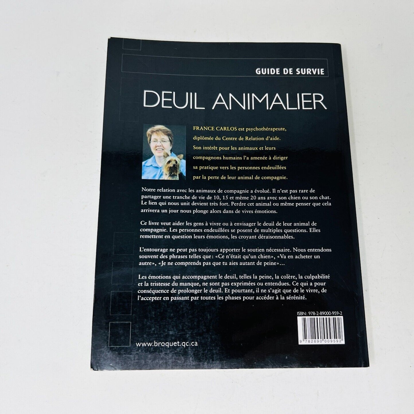 2008 Deuil Animalier Guide de Survie de France Carlos Broquet Chats/Chiens