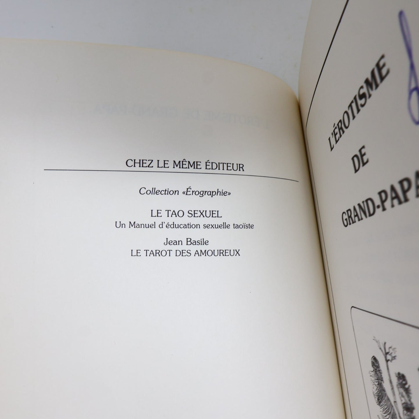 L'Érotisme de Grand-Papa Jean-Basile Photographies Anciennes Curiosa Adultes PB