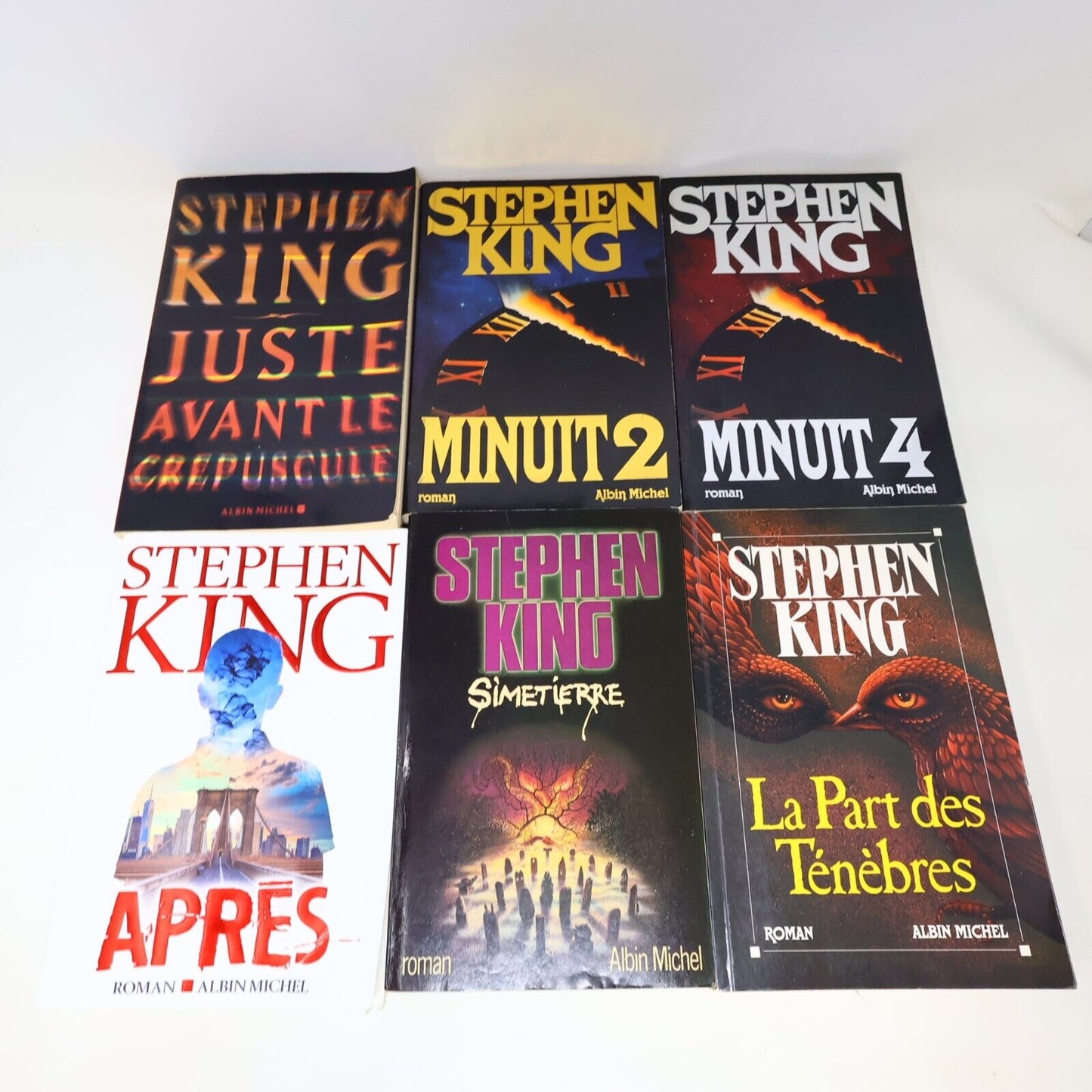 Lot 11 Livres Stephen King Albin Michel/JCL Simetierre Insomnie Horreur French