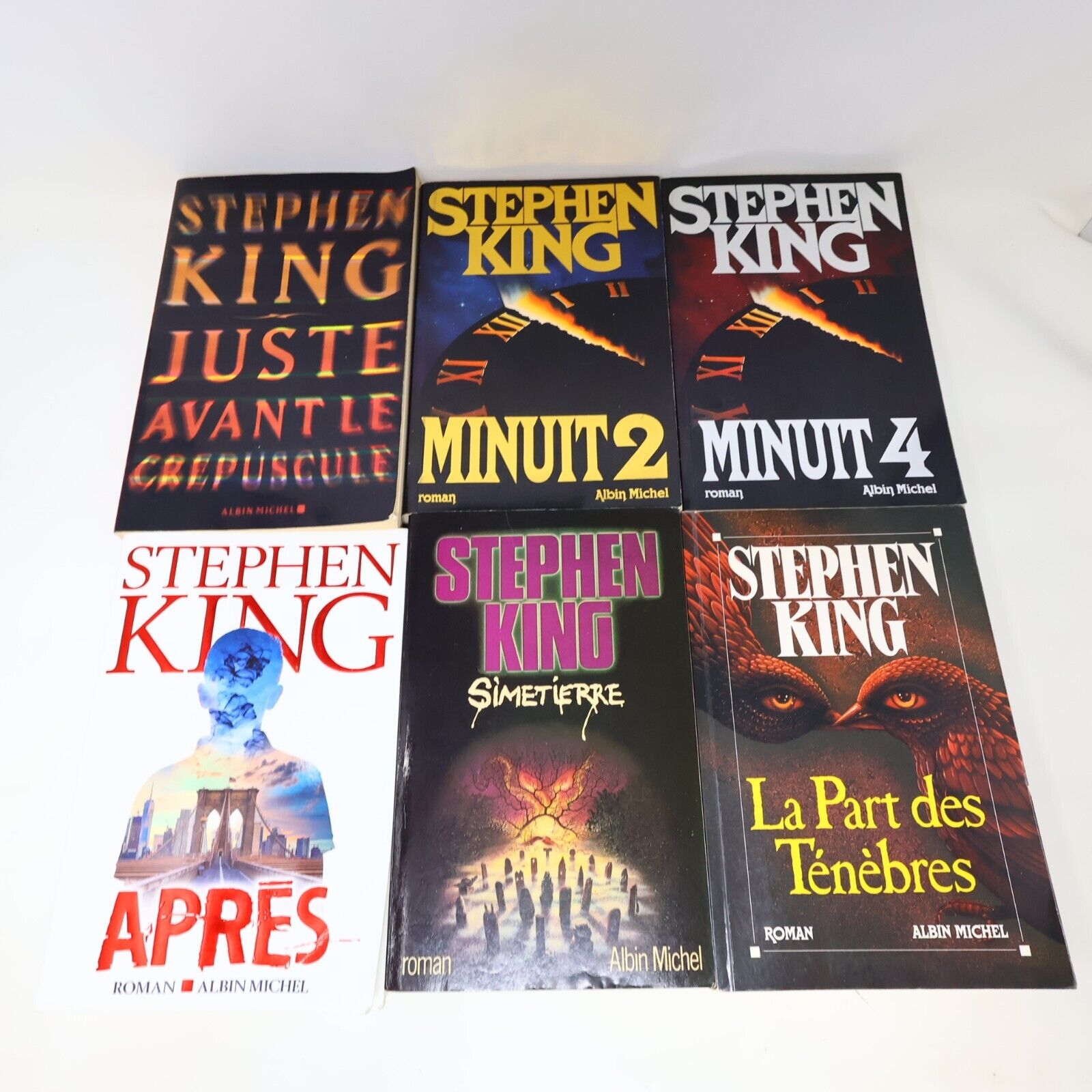 Lot 11 Livres Stephen King Albin Michel/JCL Simetierre Insomnie Horreur French
