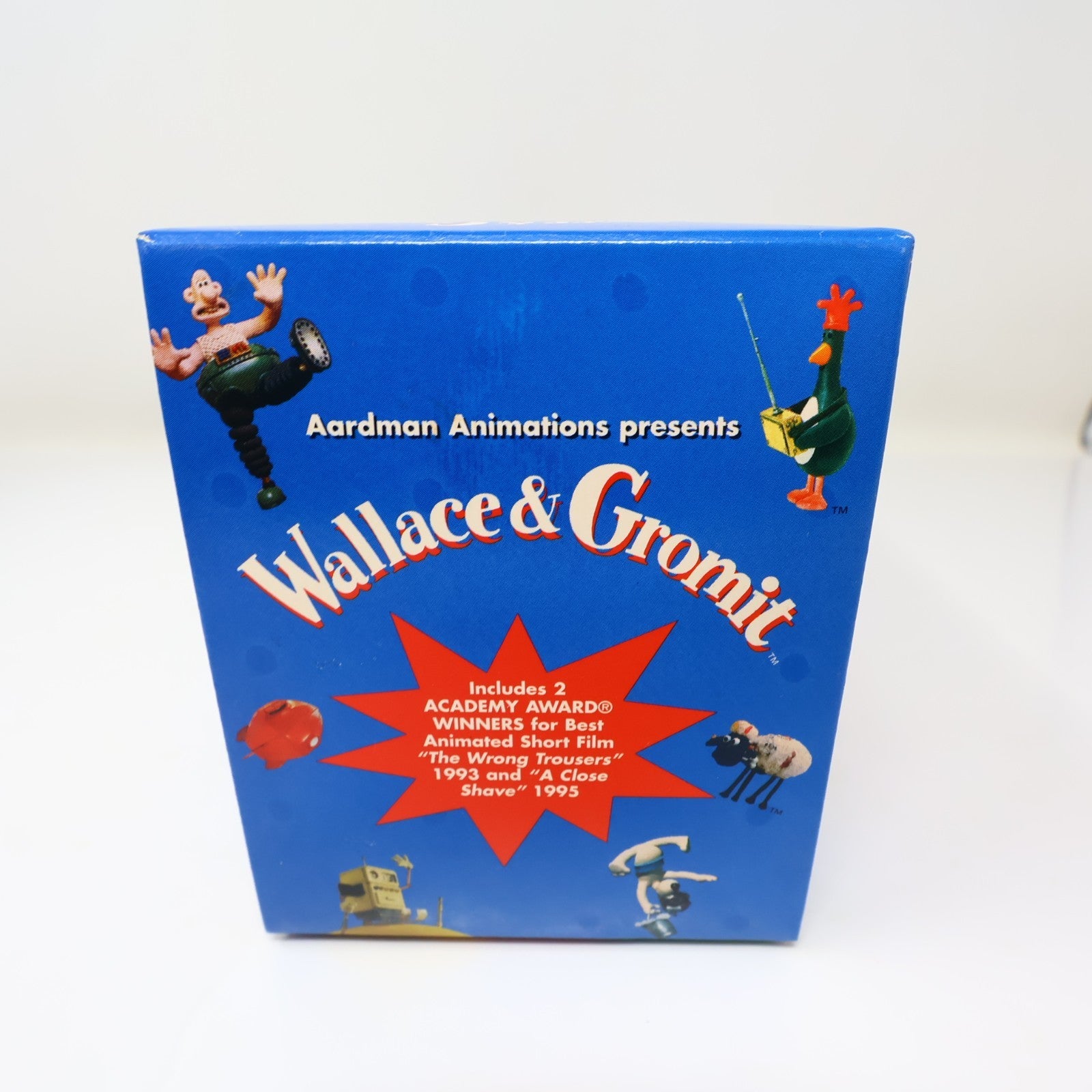 Wallace & Gromit Box Set VHS BBC NTSC Wrong Trousers/A Close Shave/Grand Day Out