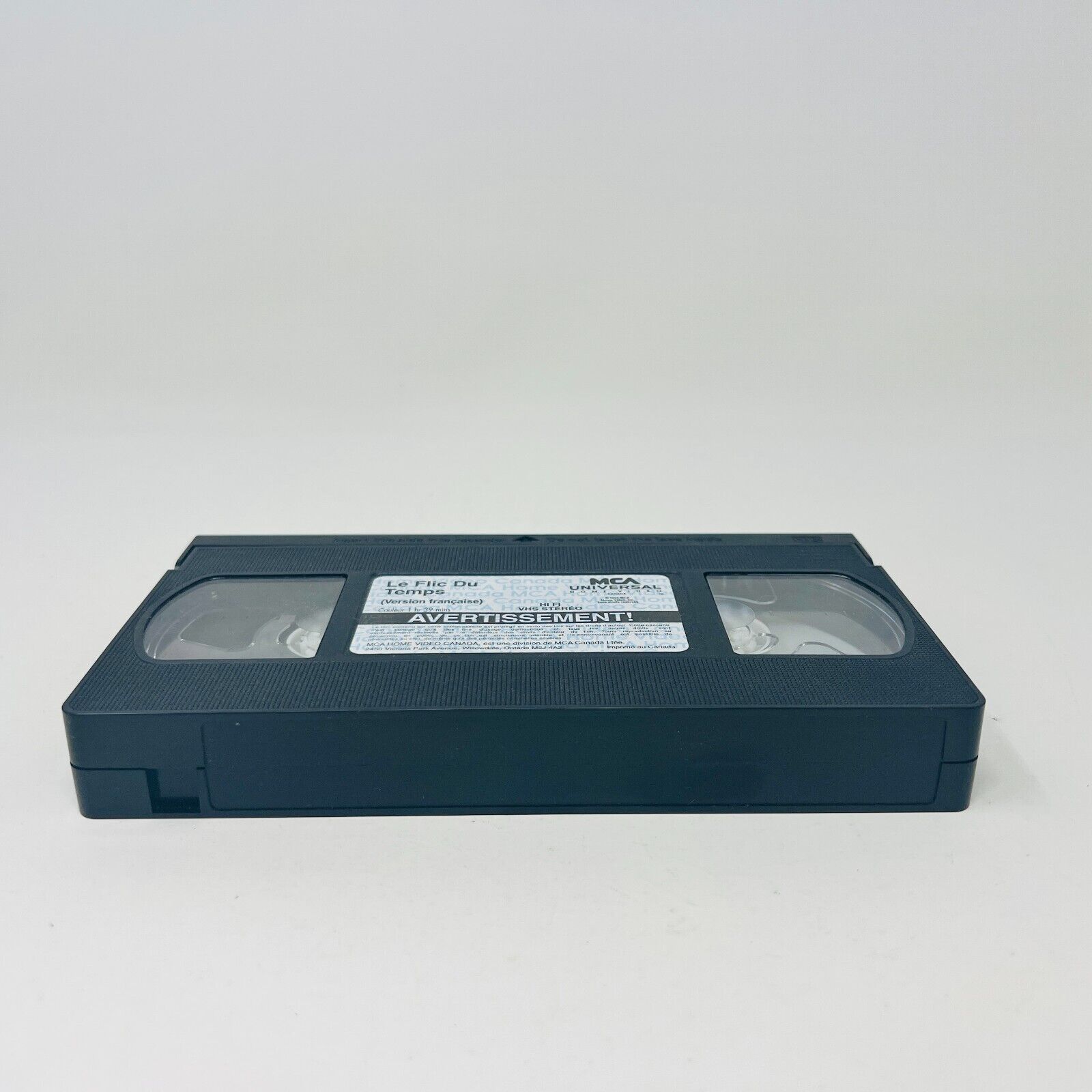 1995 Le Flic du Temps VHS NTSC Testé Van Damme Timecop en Français/French Action