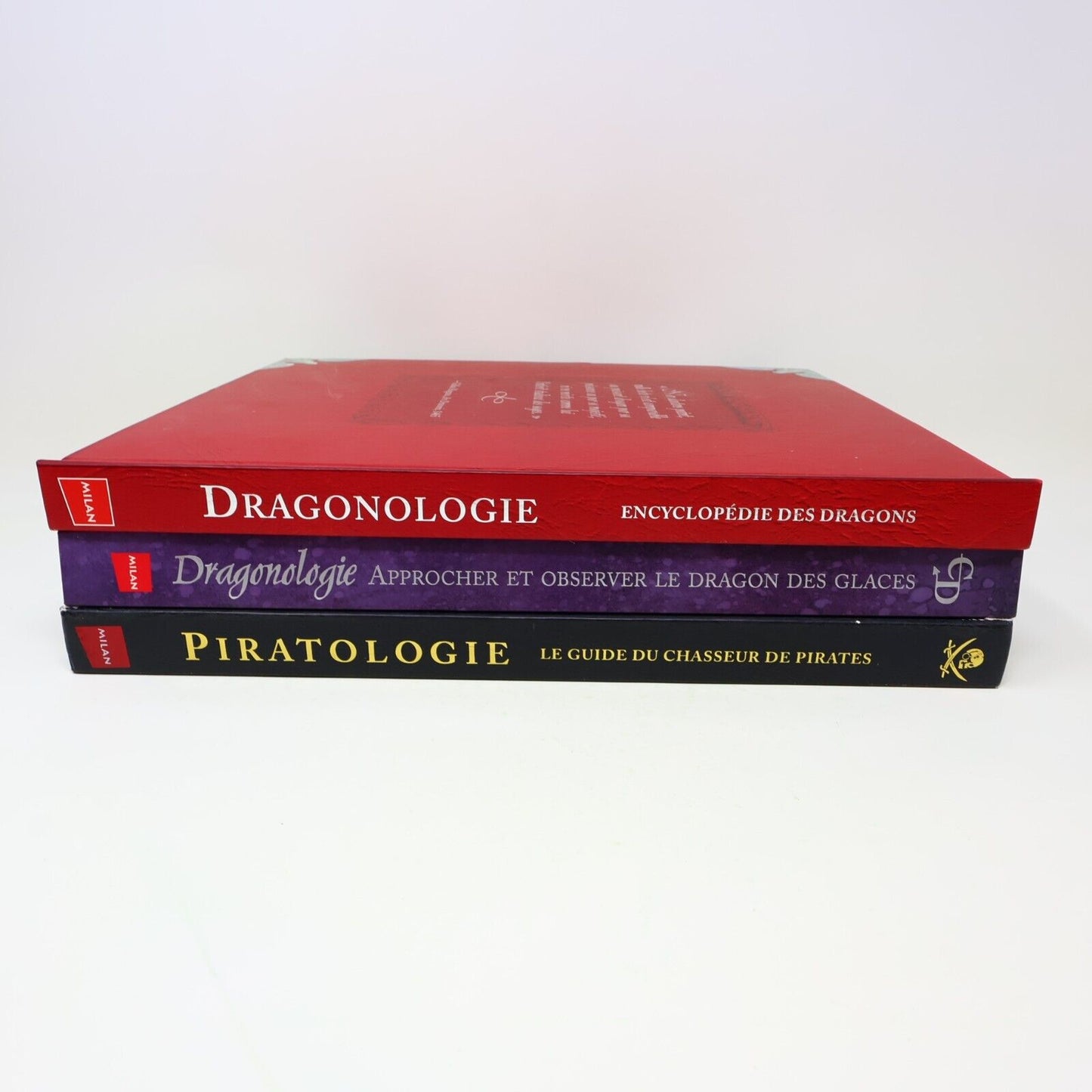 Lot 3 Livres Dragonologie/Dragon des Glaces/Piratologie Dugald A. Steer Français