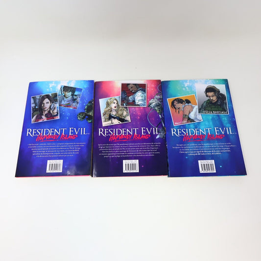 Lot 3 Mangas Resident Evil Heavenly Island #1-3 Naoki Serizawa/Capcom Français