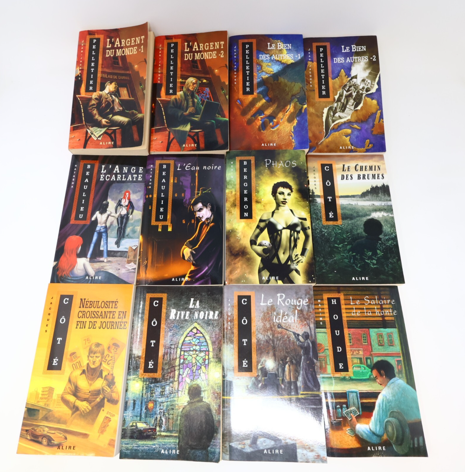 Alire Lot 26 Livres Senécal/Côté/Pelletier Aliss/Reine de Mémoire Français PB