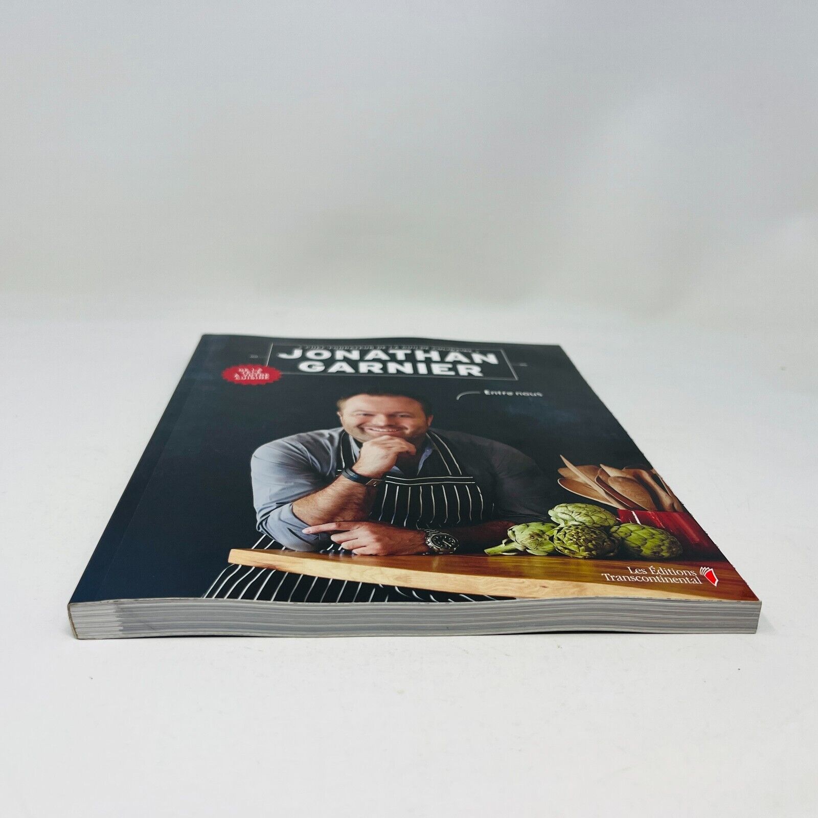 2013 Entre Nous de Jonathan Garnier Guide Culinaire Cuisine Recettes Français PB
