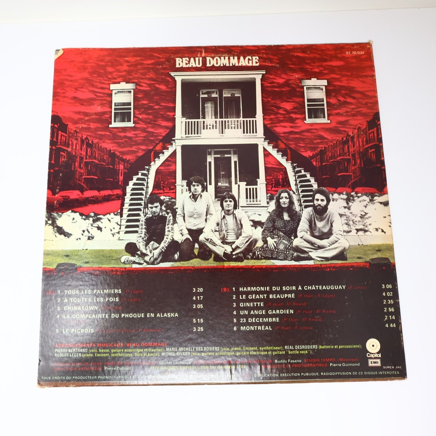 Beau Dommage/Michel Rivard Lot 3 Disques Vinyl Record Ou est Passé la Noce?