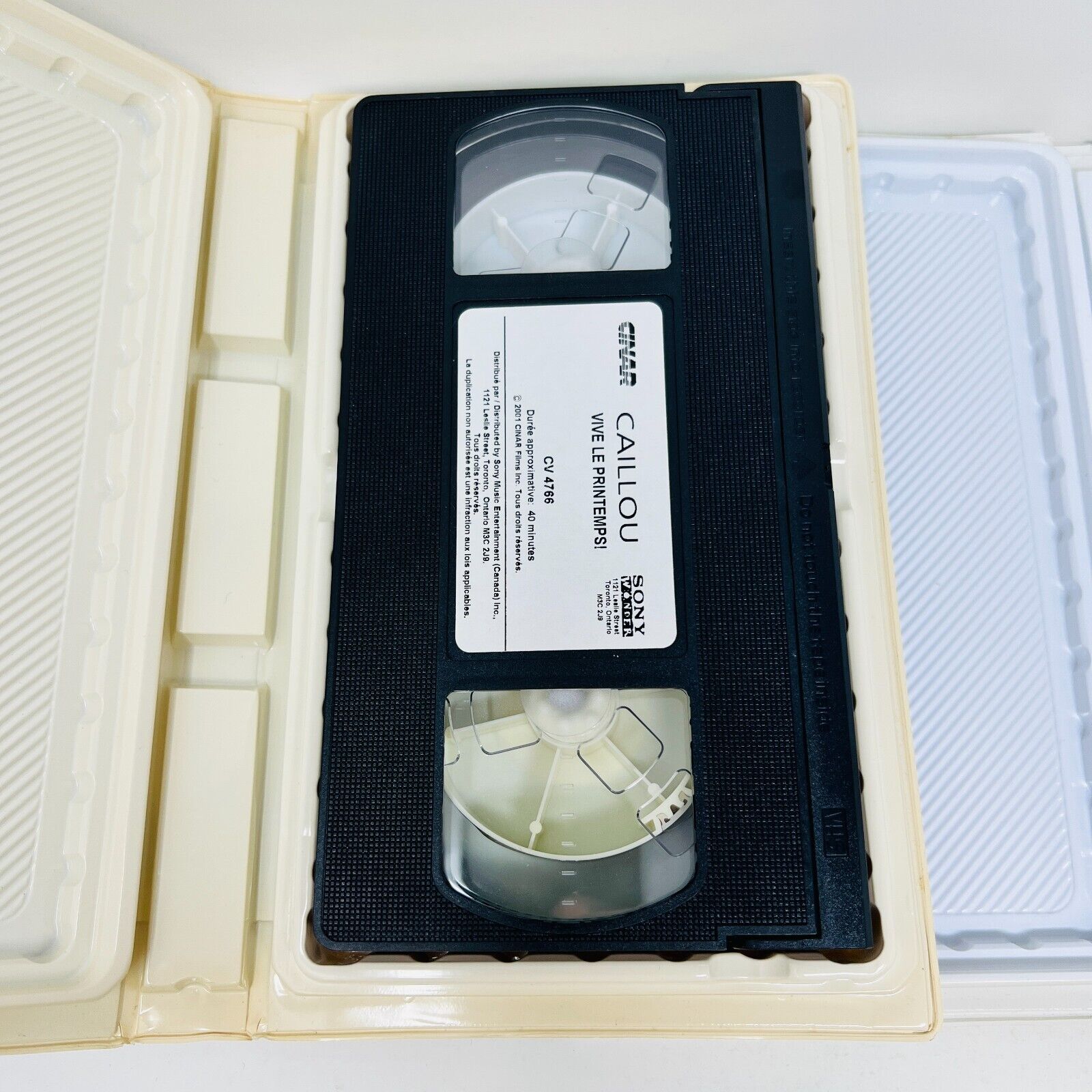 8x Caillou VHS en Français/in French Testés Cinar NTSC Lot Set Docteur Caillou