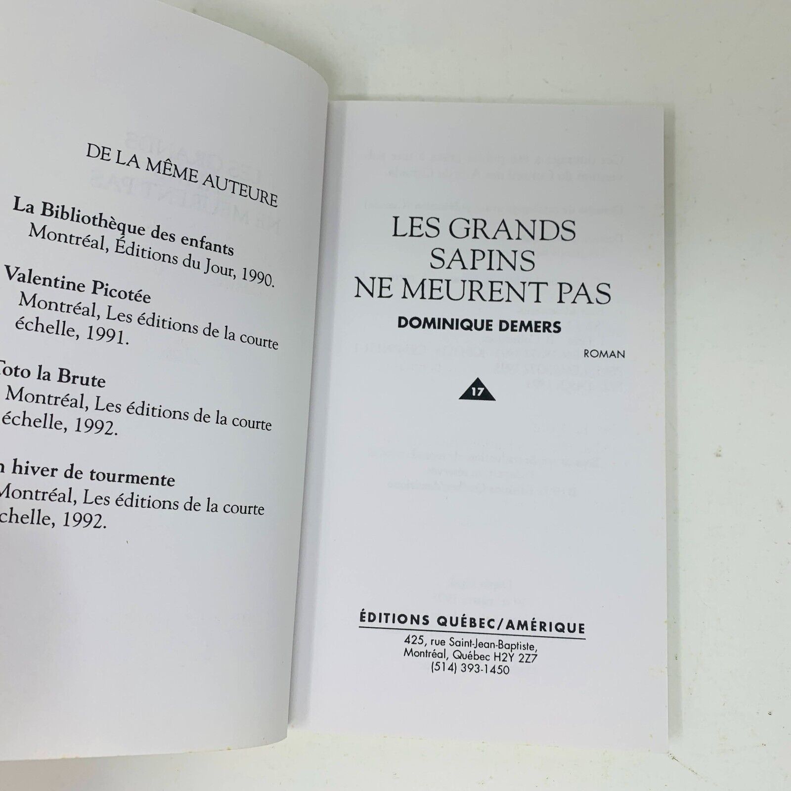 3x Marie-Tempête Série Complète Titan Jeunesse Dominique Demers Lot 3 Livres 90s